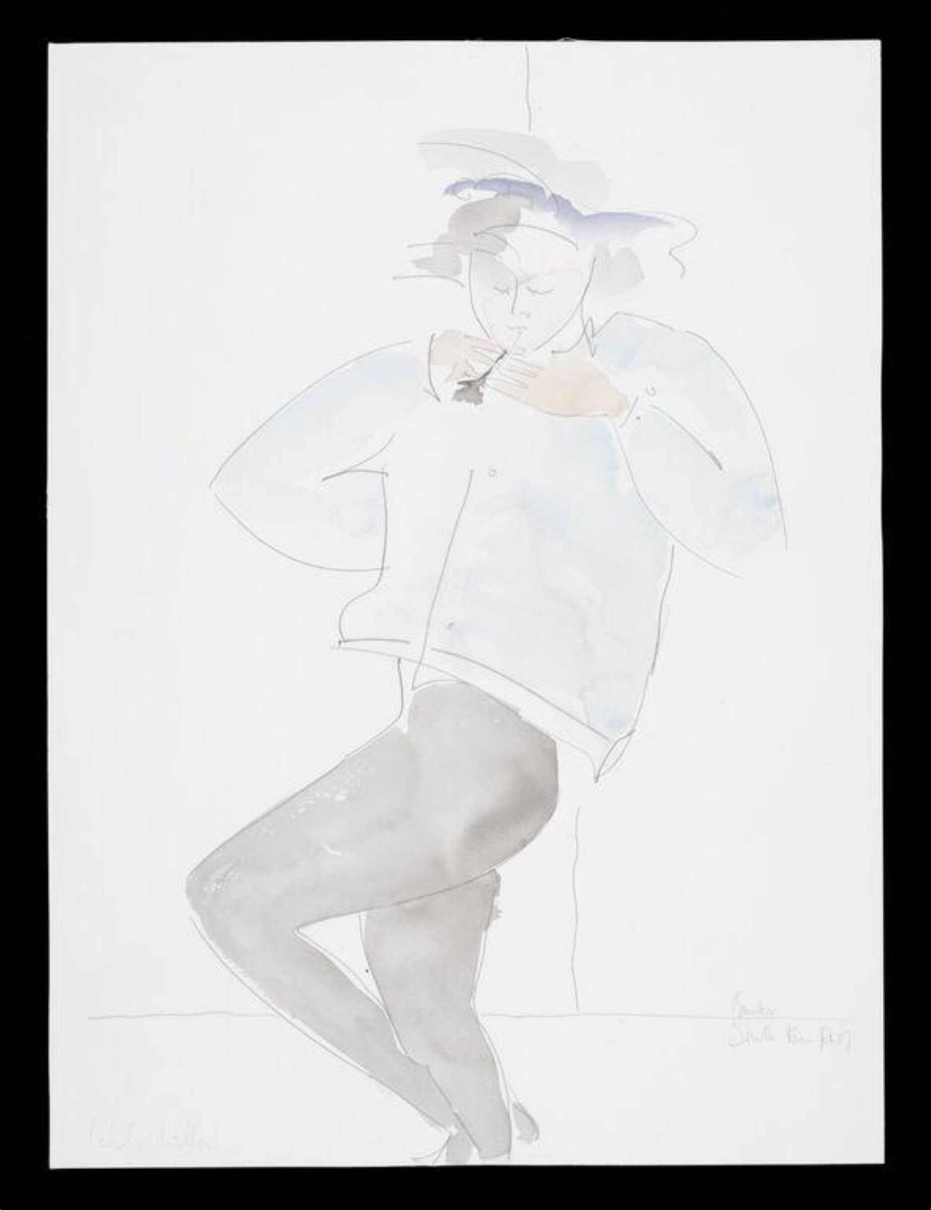 South Kensington Busker, Helen Wilks, 1987