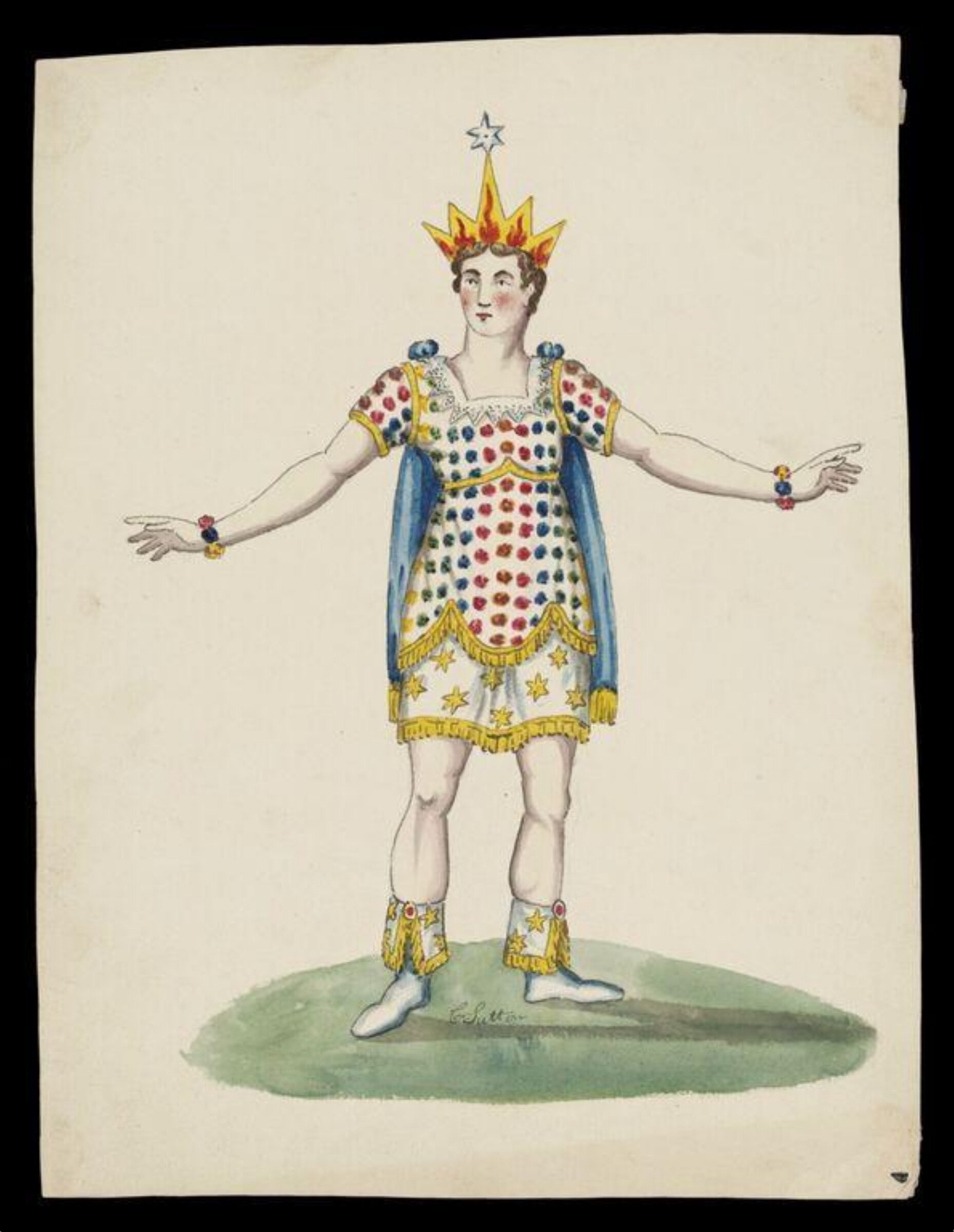 Watercolour drawing, C. Sutton
