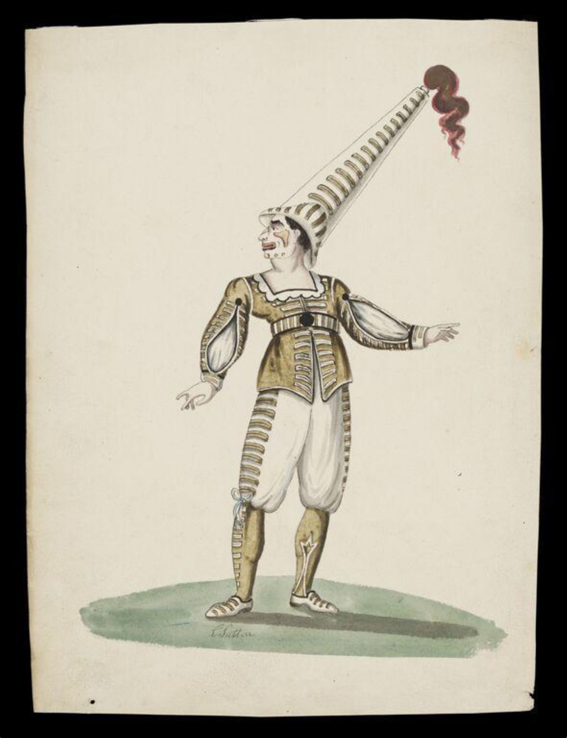 Watercolour drawing, C. Sutton