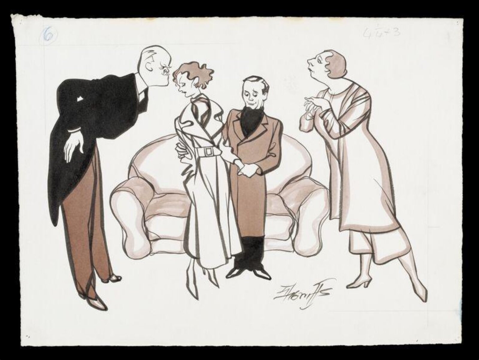 Drawing, Robert Stewart Sherriffs, 1938
