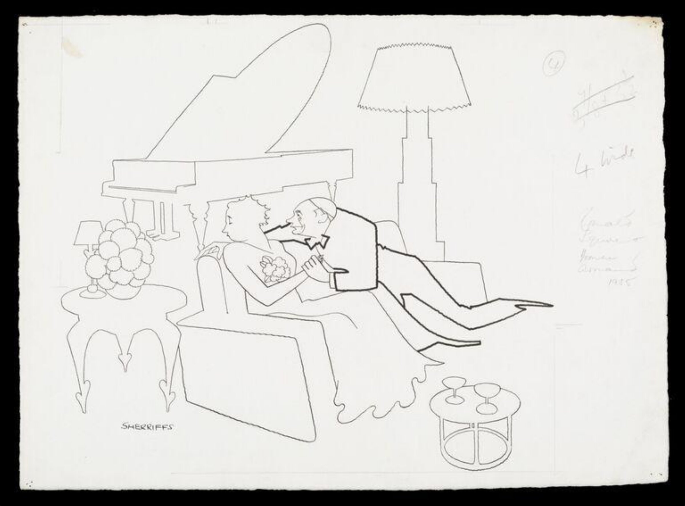 Drawing, Robert Stewart Sherriffs, 1935
