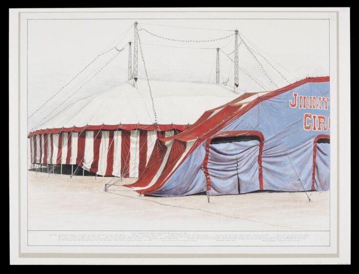 Jimmy Chipperfield's Circus World Big Top. Reading: April 1980 image