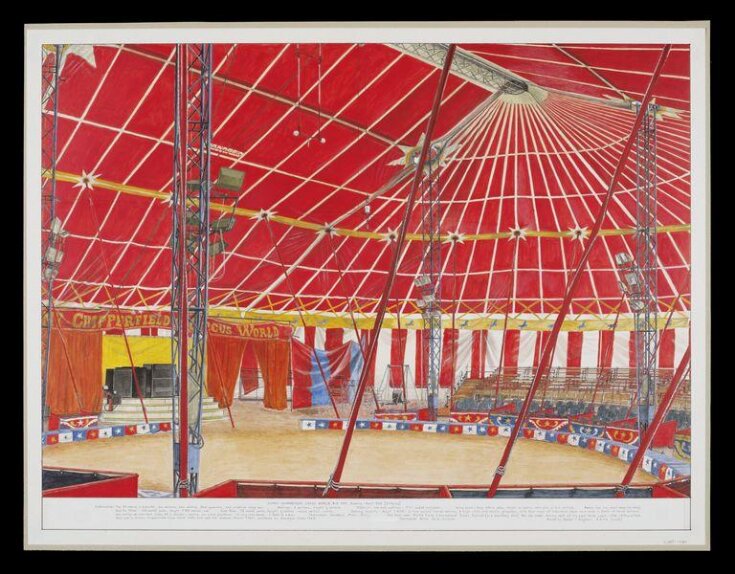 Jimmy Chipperfield's Circus World Big Top. Reading: April 1980 [Interior] top image