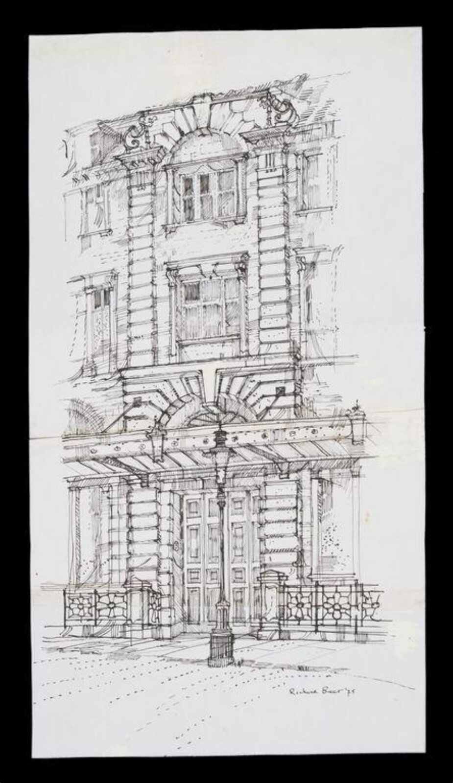 Drawing, Richard Beer, 1975