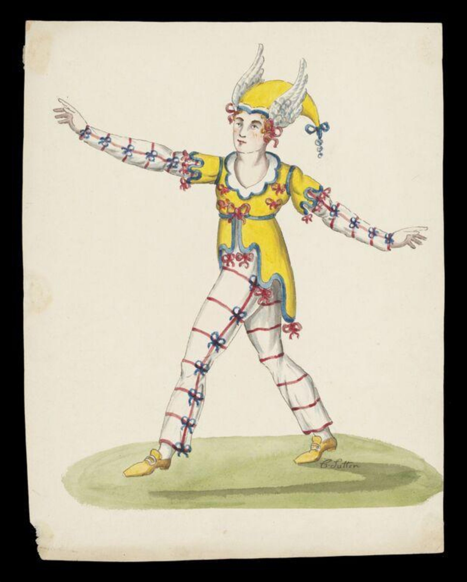 Watercolour drawing, C. Sutton