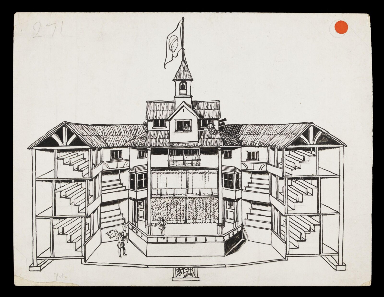 Drawing, Maurice Percival, 1945-1947
