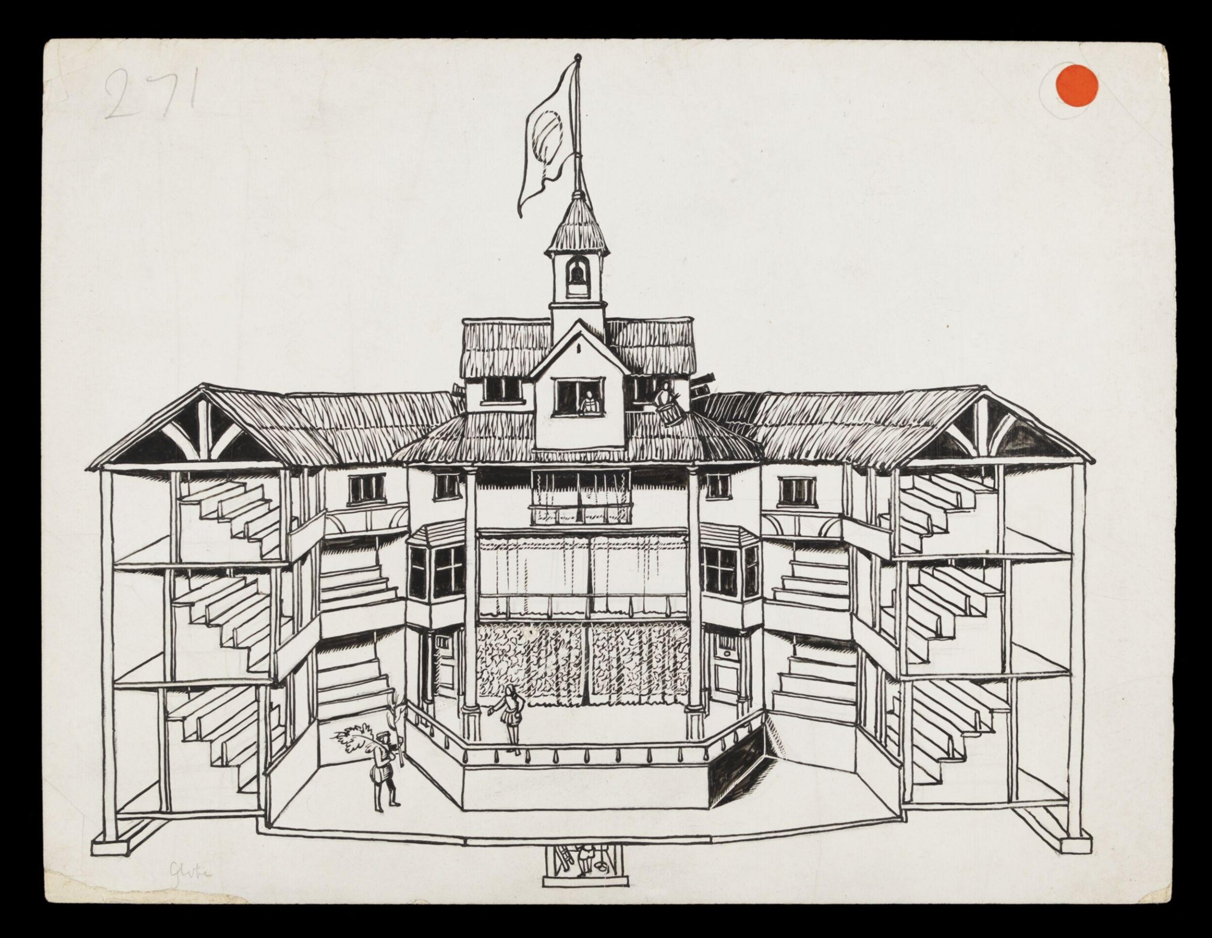 Drawing, Maurice Percival, 1945-1947