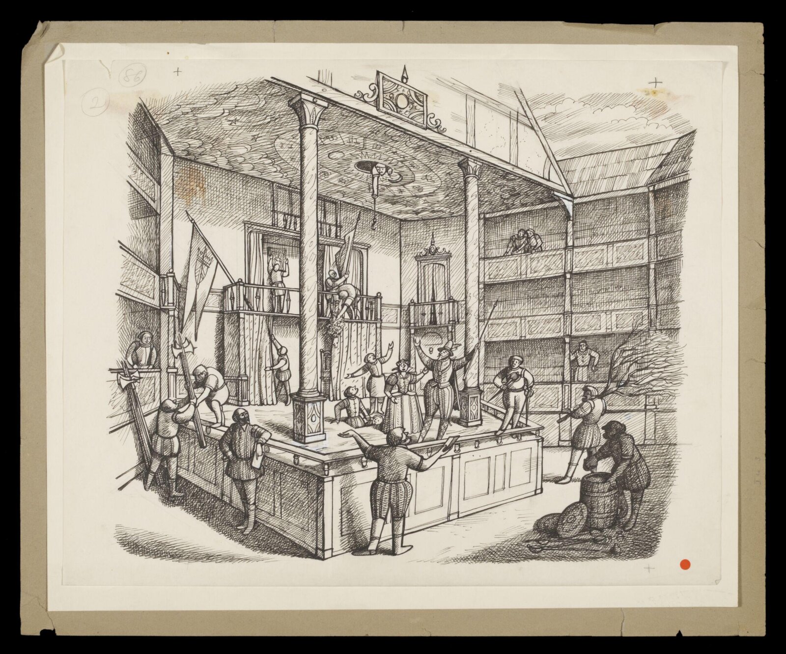 Drawing, Maurice Percival, 1945-1947