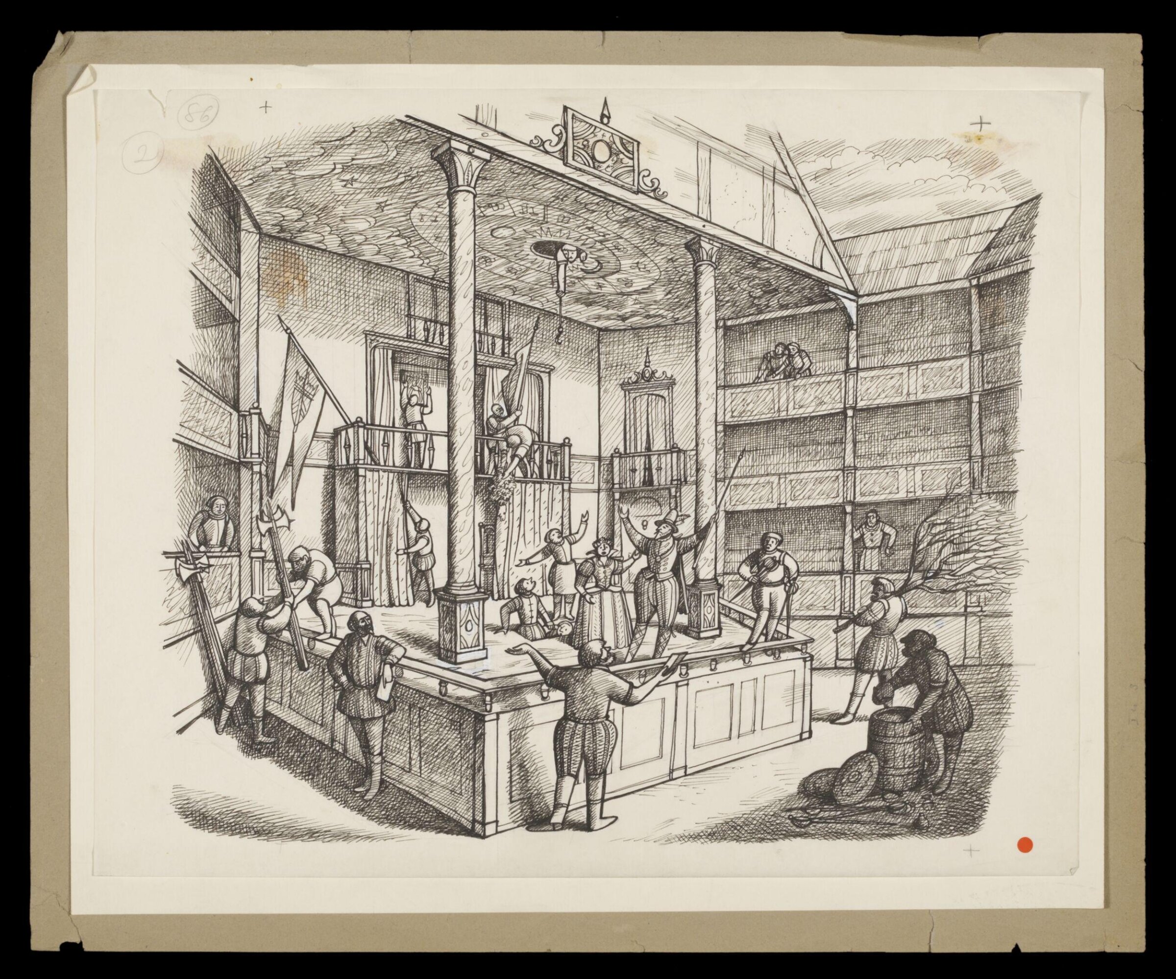 Drawing, Maurice Percival, 1945-1947