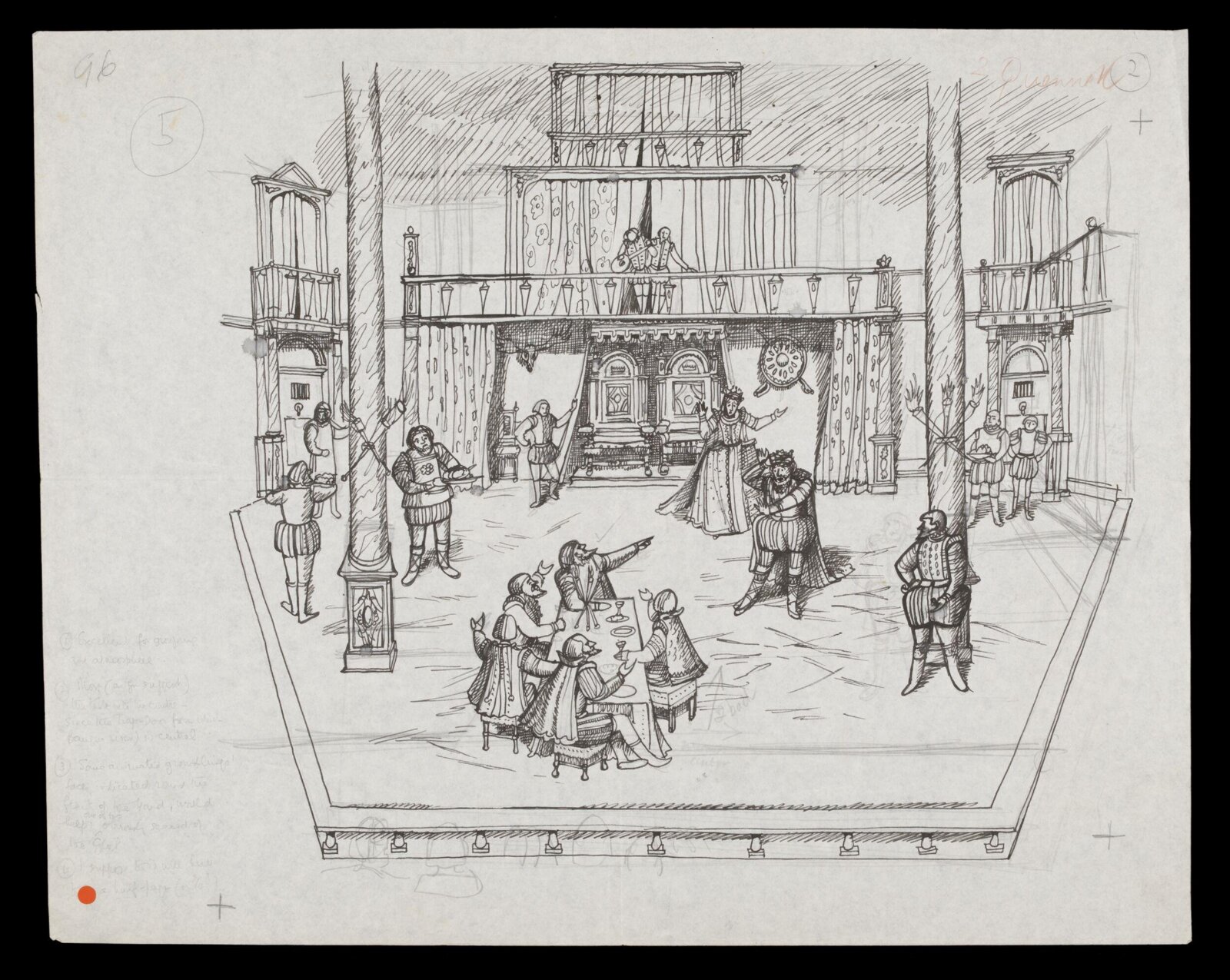 Drawing, Maurice Percival, 1945-1947