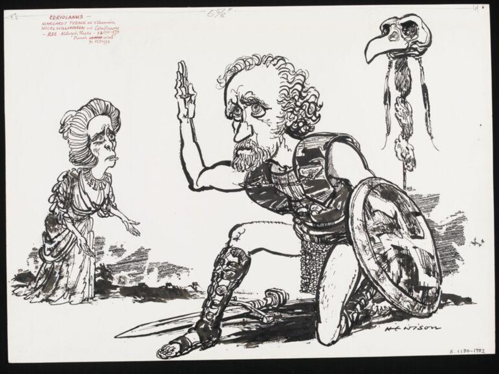 Drawing, Bill Hewison, after 22nd October 1973