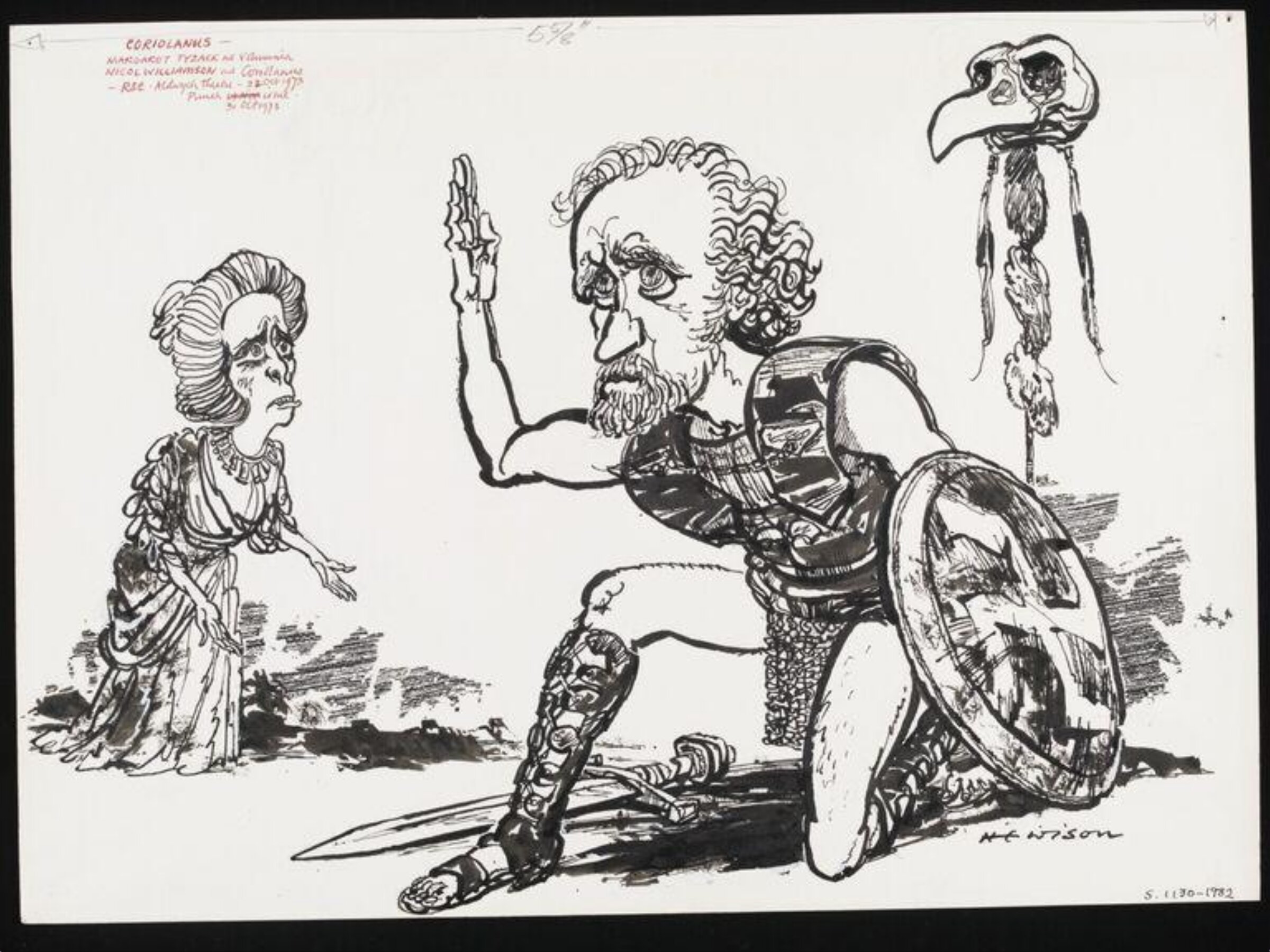 Drawing, Bill Hewison, after 22nd October 1973
