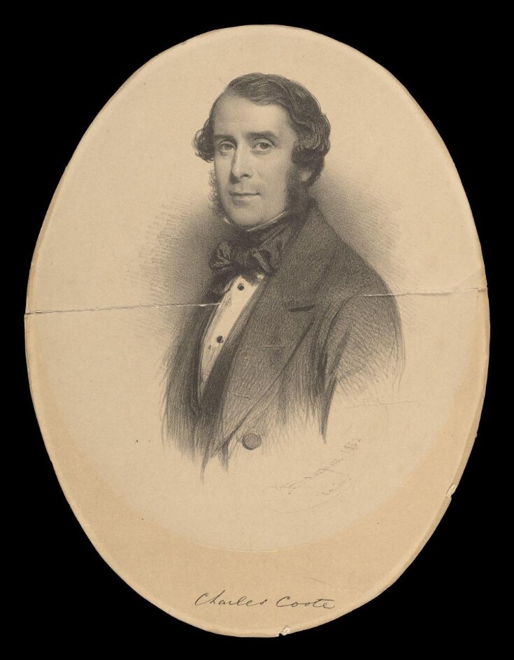Portrait of Charles Coote, 1852 top image