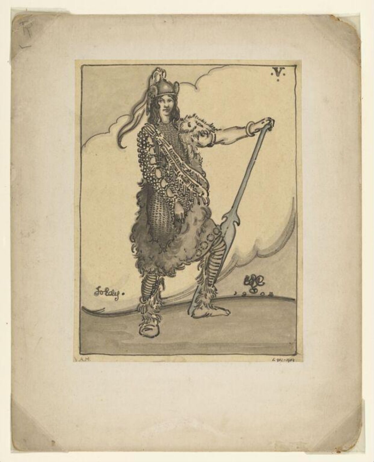 Drawing, Edward Gordon Craig, 1903