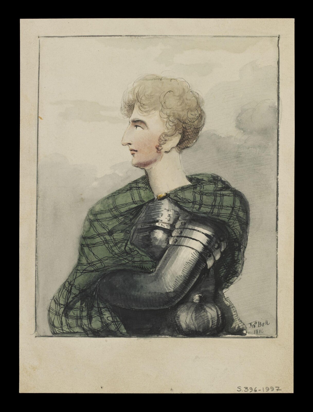 Drawing, John Bull, 1816