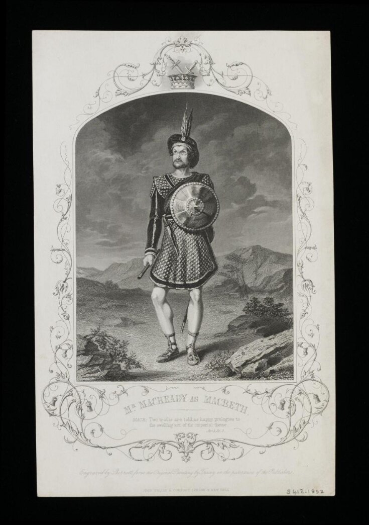 Mr. Macready as Macbeth top image