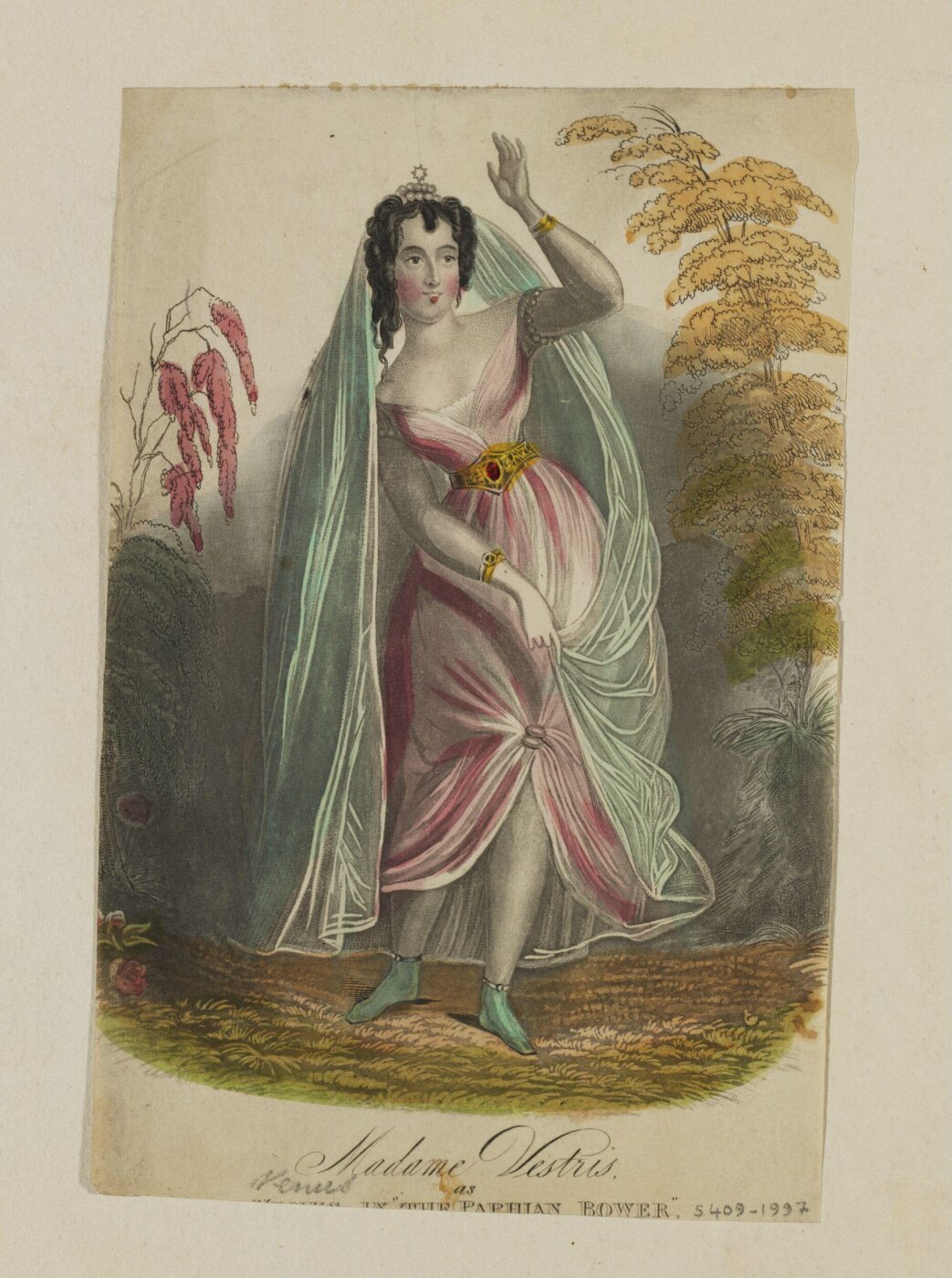 Unknown, Madame Vestris as Venus in "The Paphian Bower".