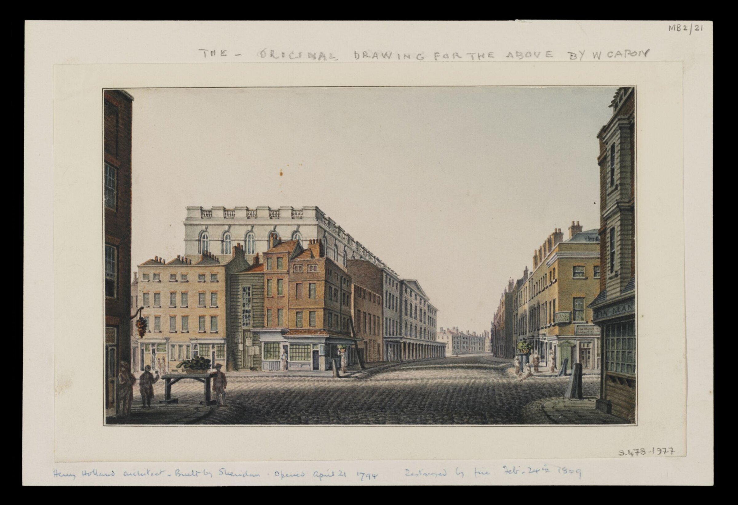 Drawing, William Capon, post 1809