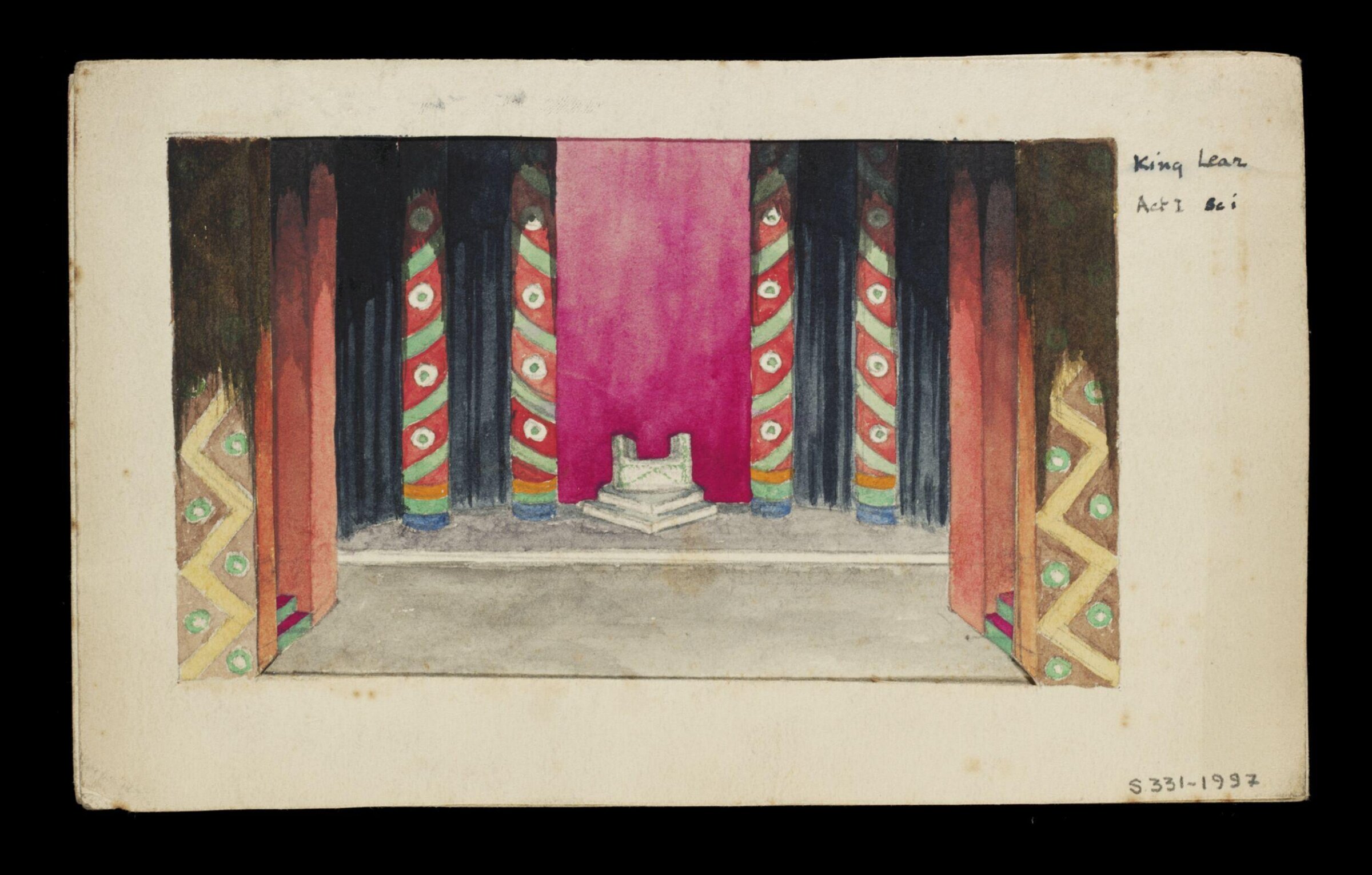 King Lear, Act I, Sc. i, Robert Eddison