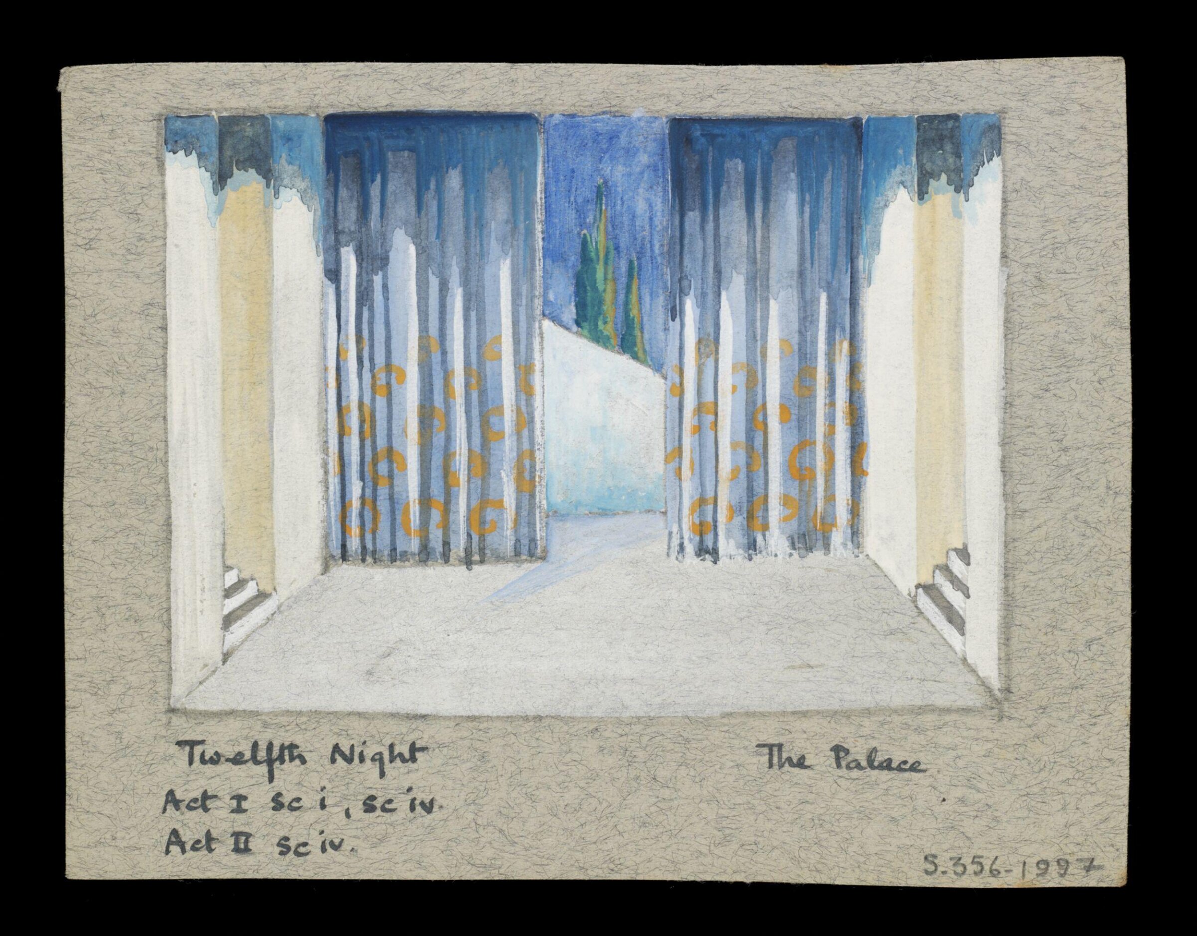 Twelfth Night Act I Sc i, Sc iv Act II Sc iv The Palace, Robert Eddison