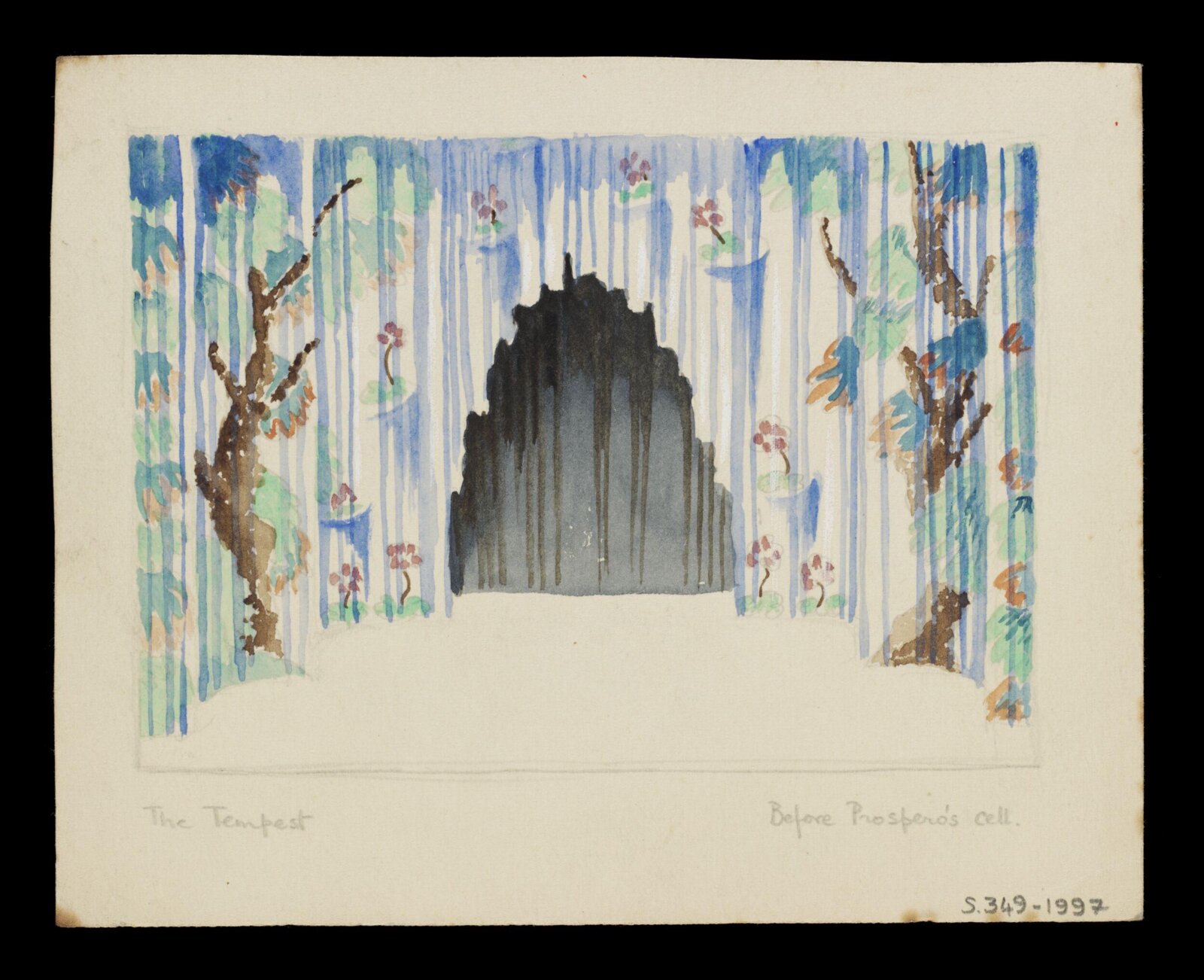 The Tempest Before Prospero's cell, Robert Eddison