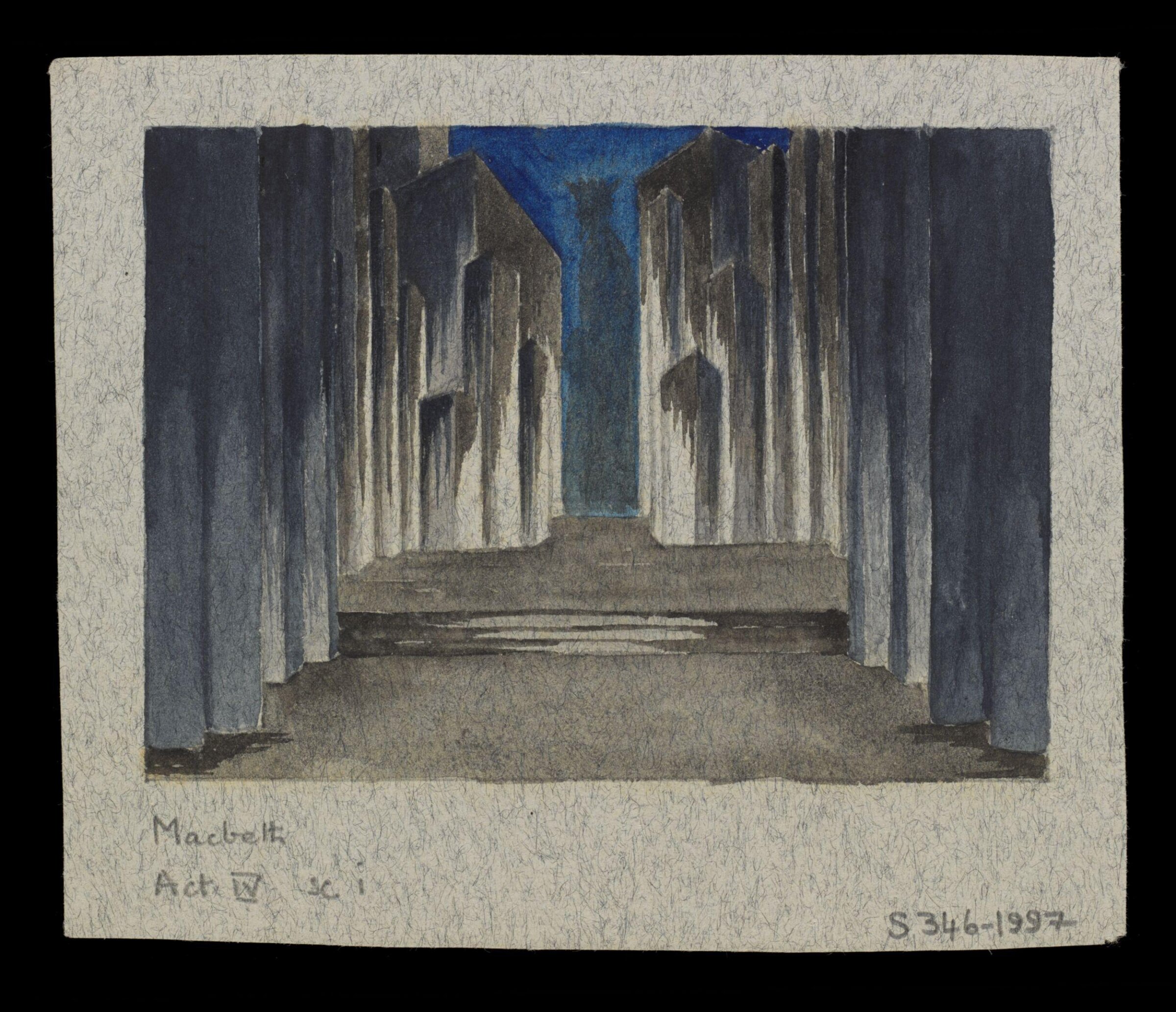 Macbeth Act IV Sc i, Robert Eddison