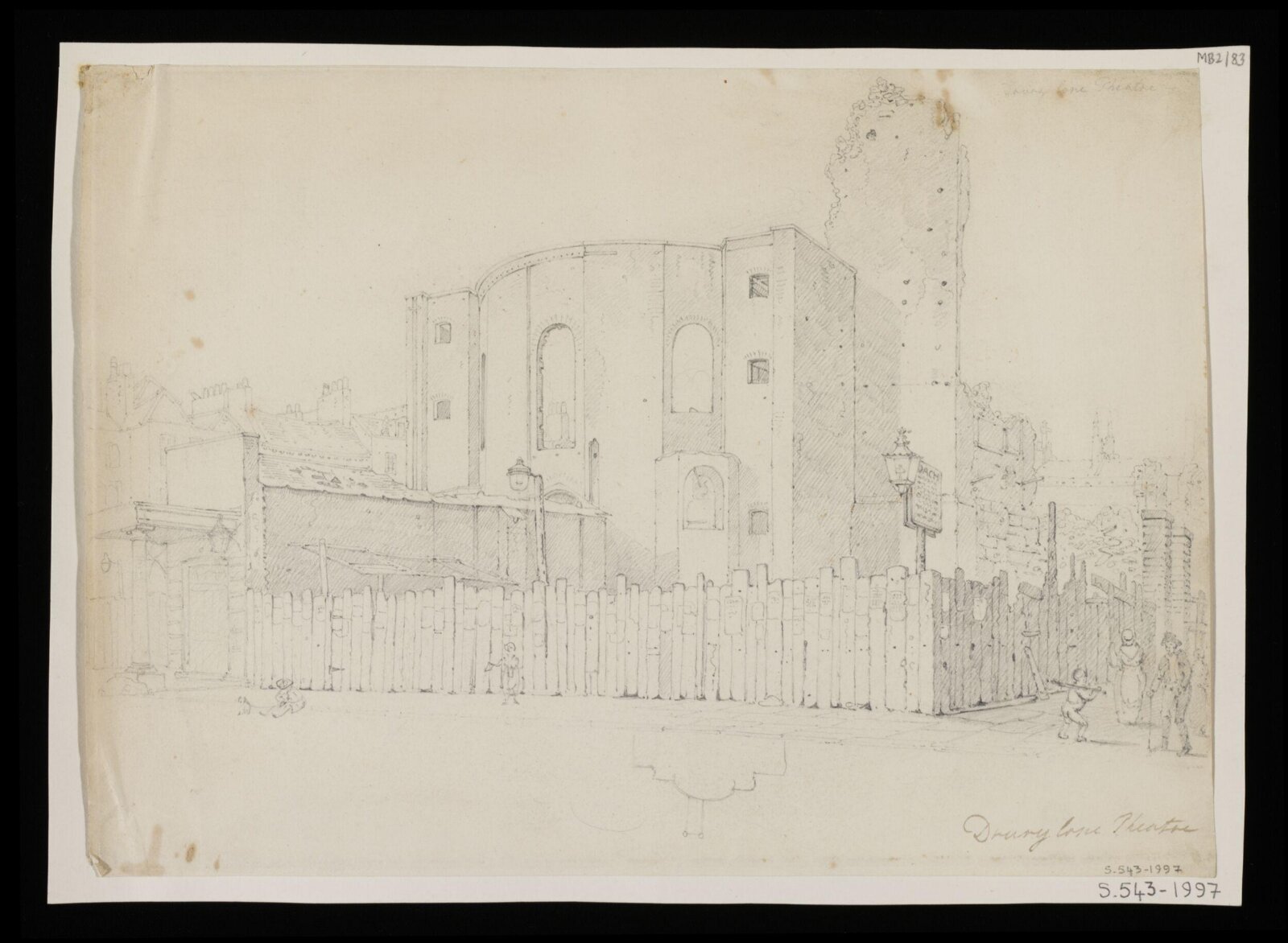 Drury Lane Theatre, William Capon, ca. 1809