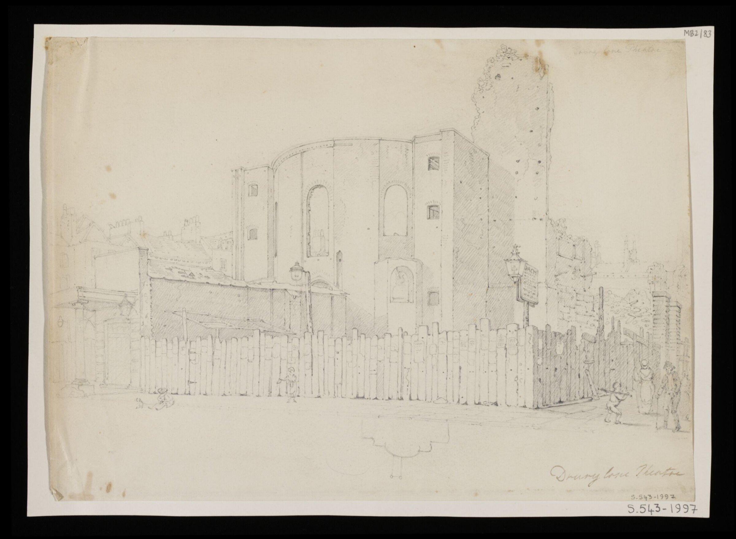 Drury Lane Theatre, William Capon, ca. 1809