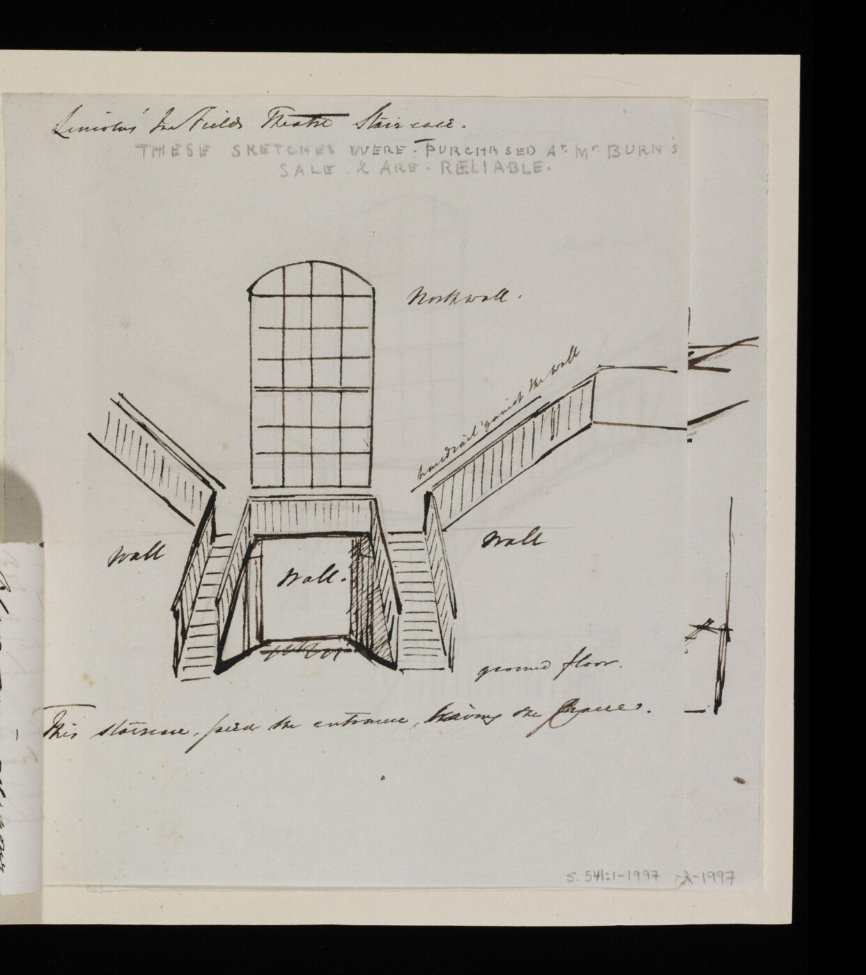 Unknown, Lincoln's Inn Fields Theatre Staircase