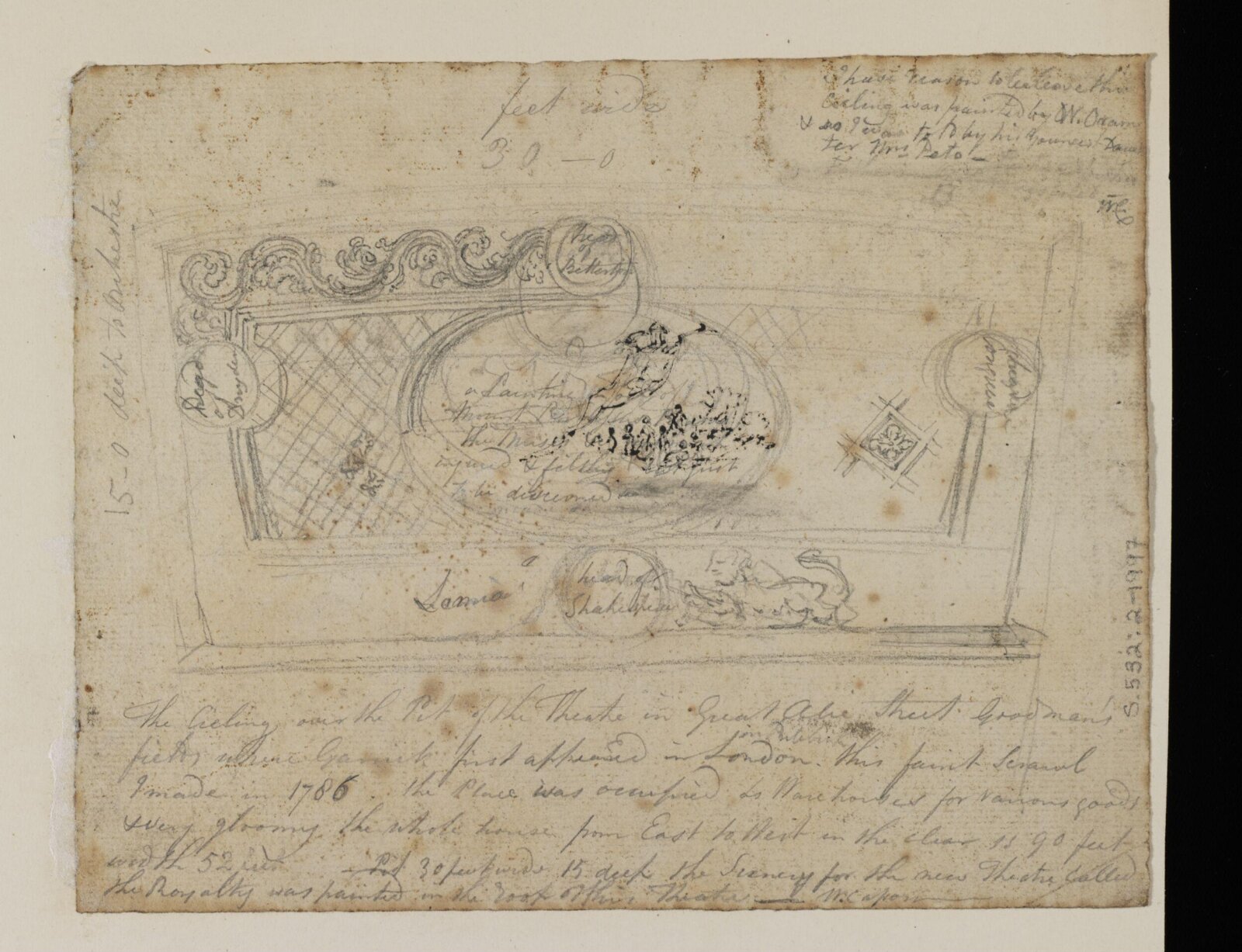 Drawing, William Capon