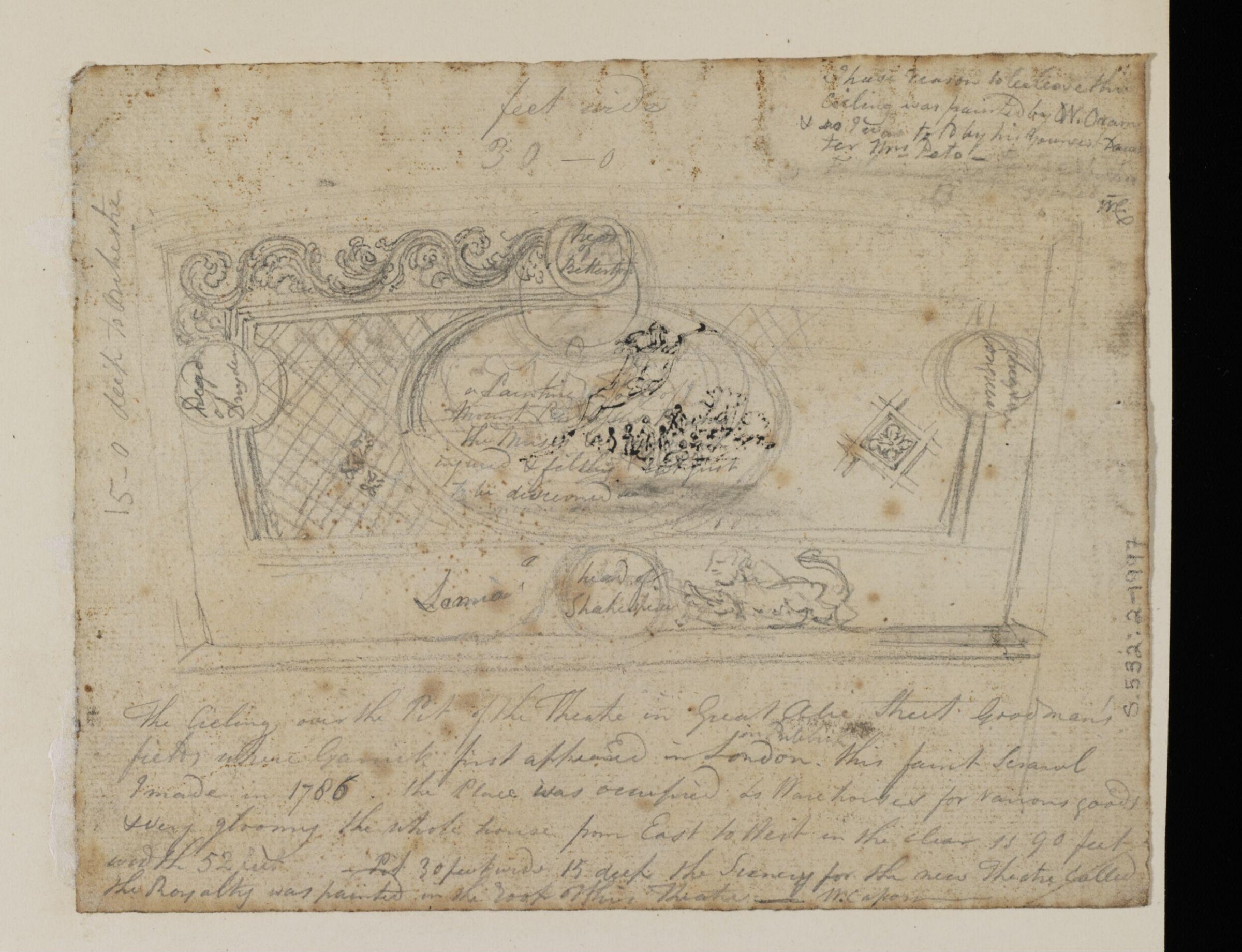 Drawing, William Capon
