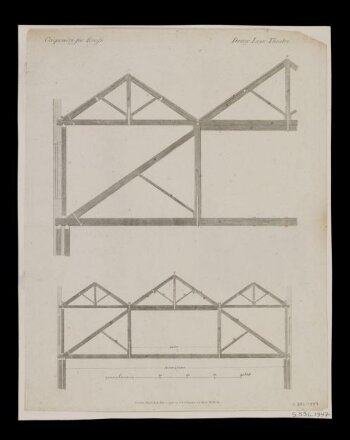 Carpentry for Roofs Drury Lane Theatre