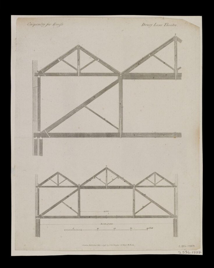 Carpentry for Roofs Drury Lane Theatre image