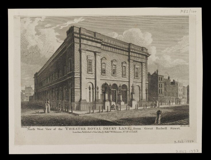 North West View of the Theatre Royal Drury Lane, from Great Russell Street. top image