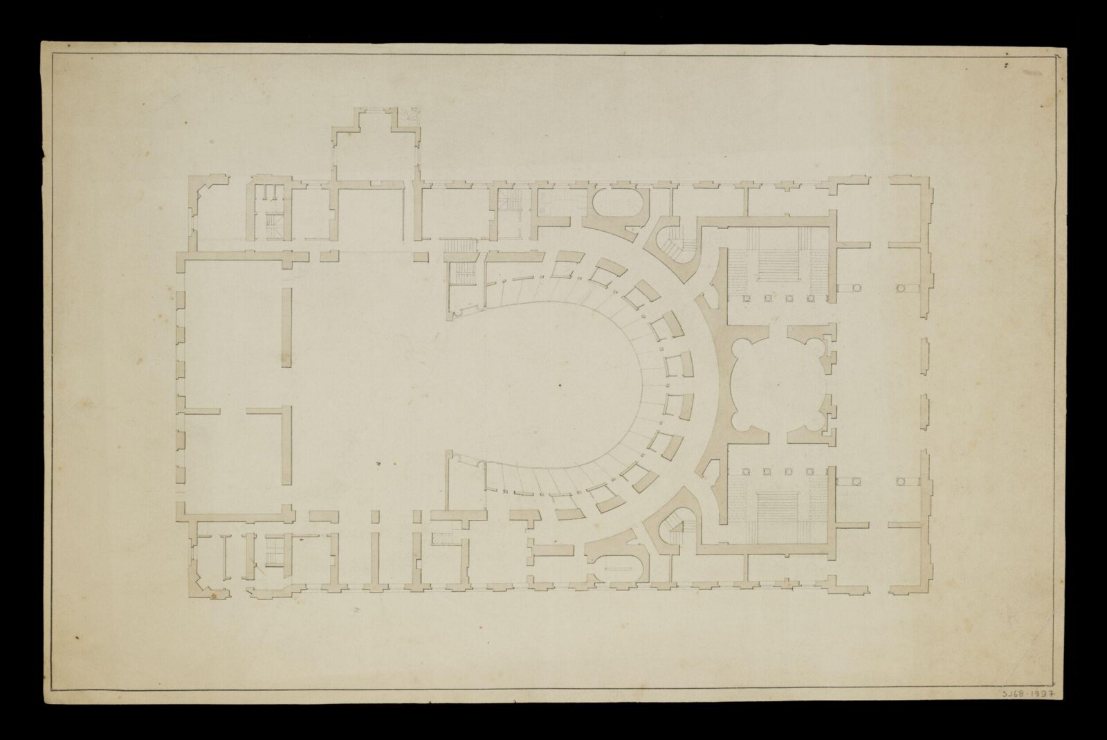 Drawing, Benjamin Dean Wyatt, 1813