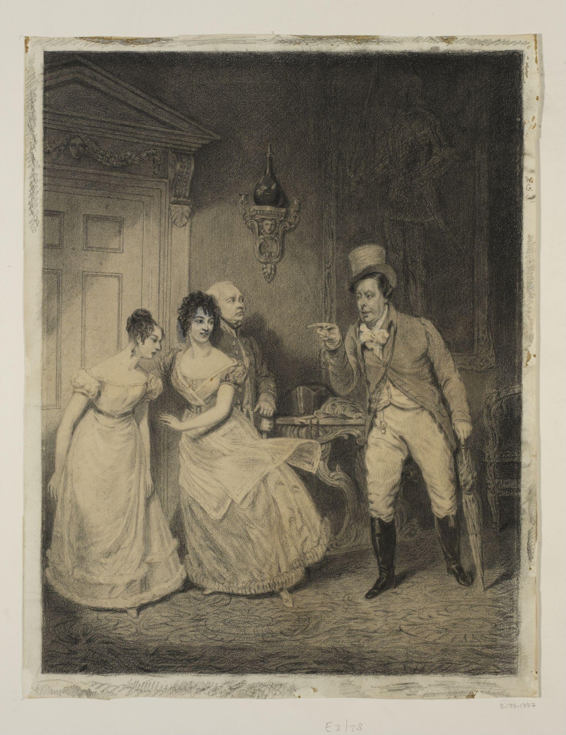 Drawing, George Clint