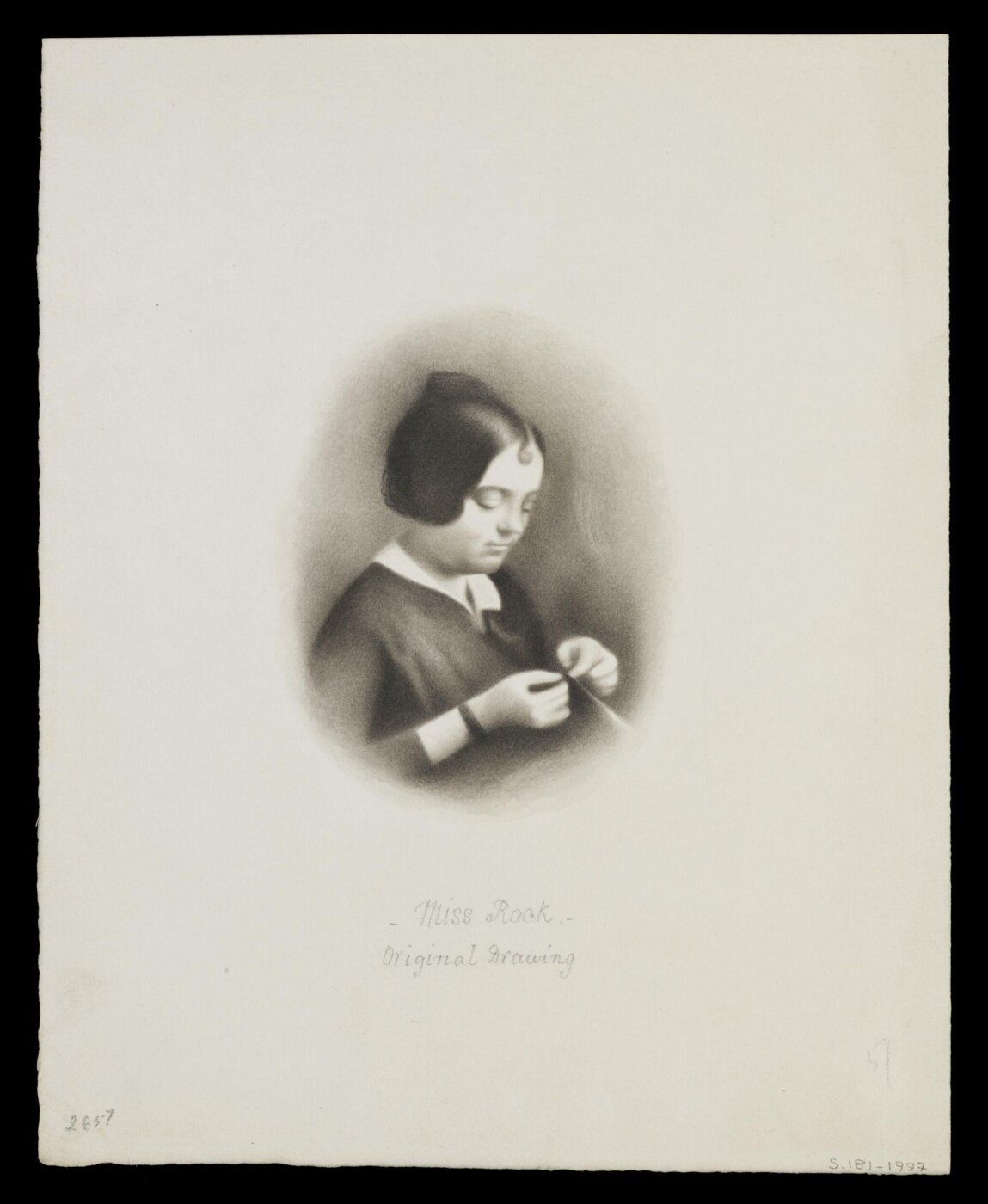 Unknown, Miss Rock Original Drawing