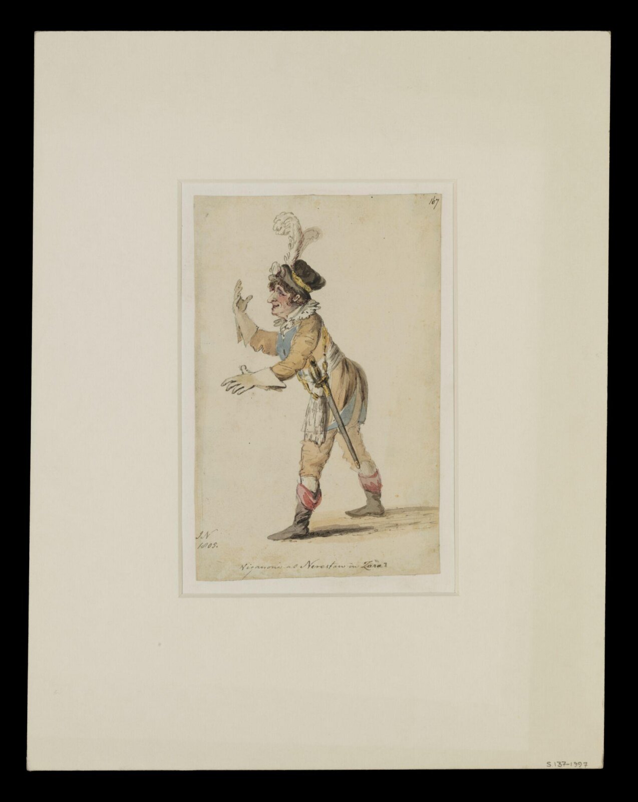 Drawing, J. Nixon, 1805