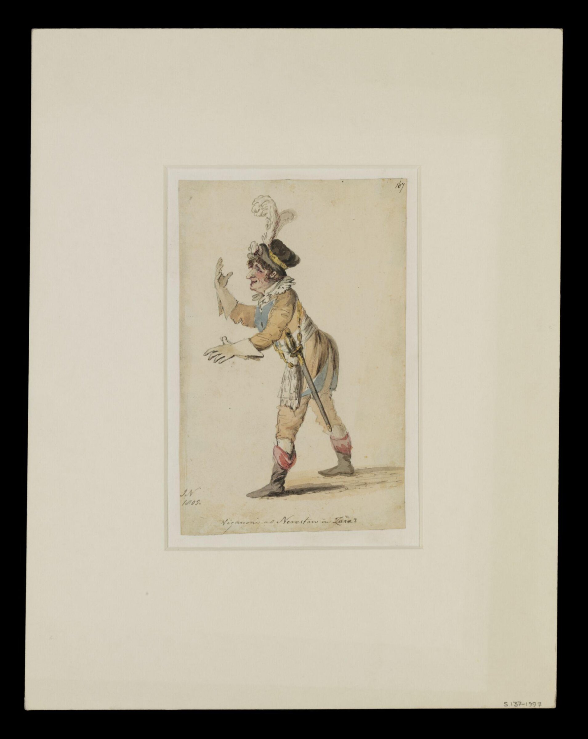 Drawing, J. Nixon, 1805