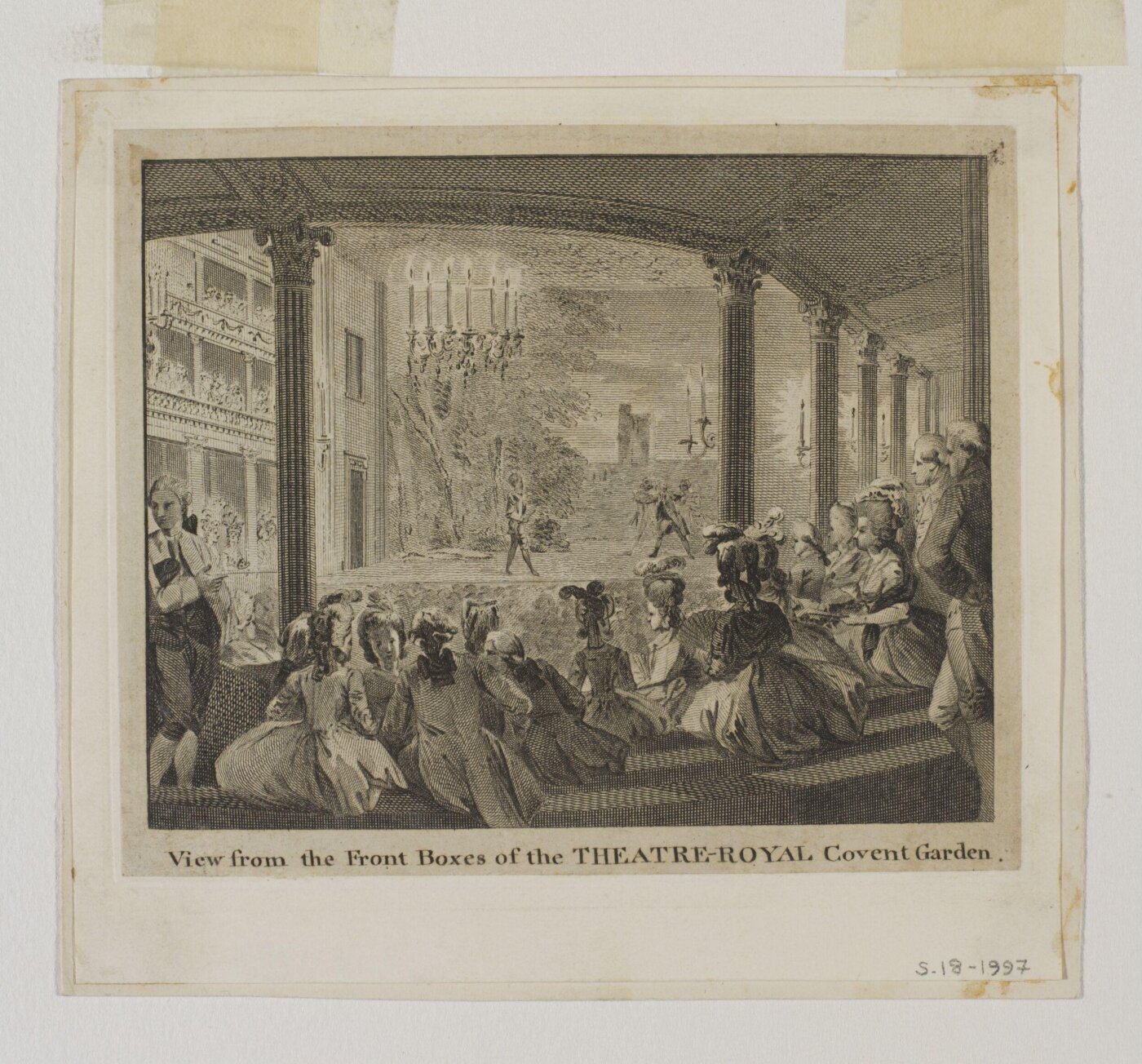 Unknown, View from the Front Boxes of the Theatre Royal Covent Garden