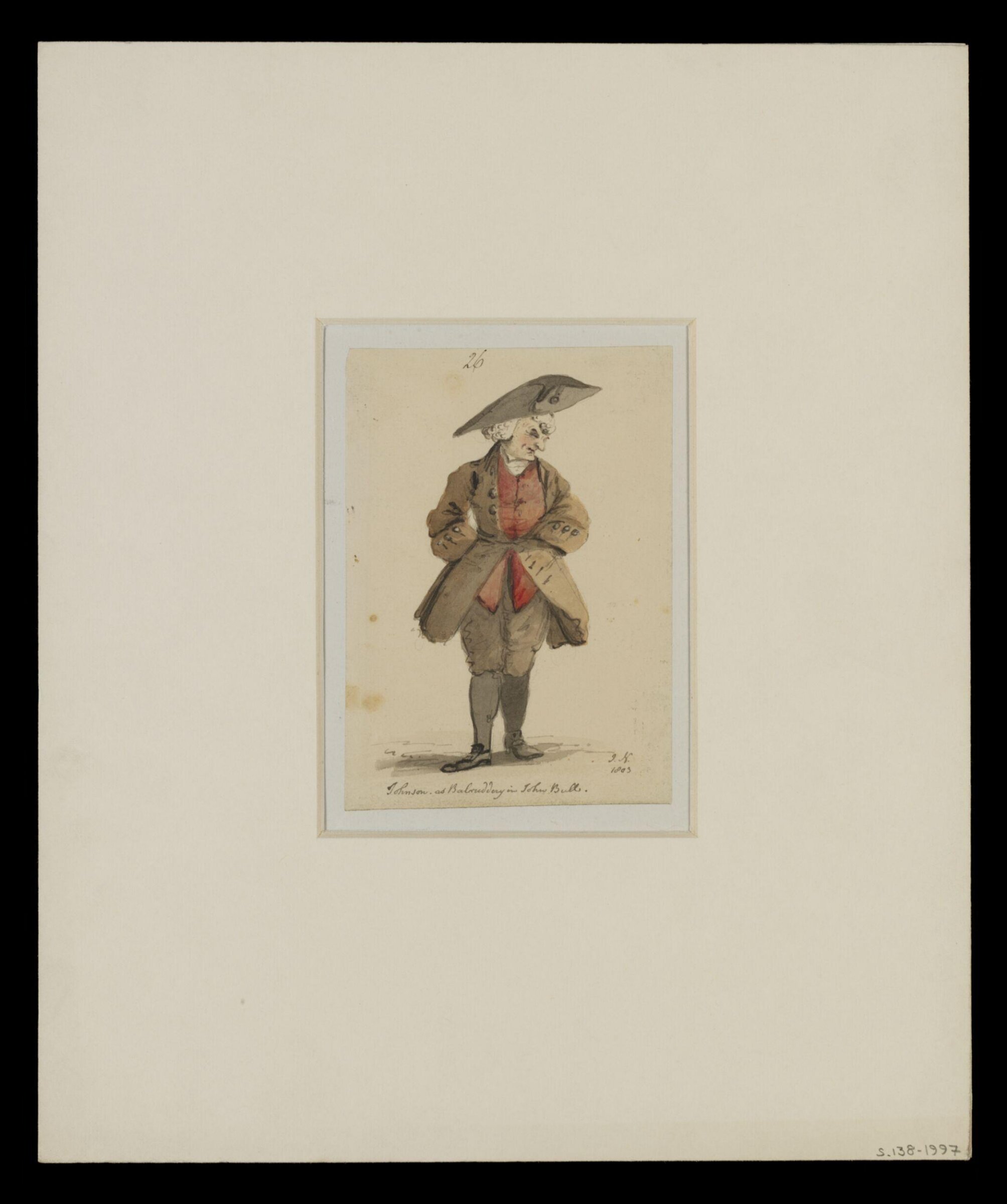 Drawing, J. Nixon, 1803