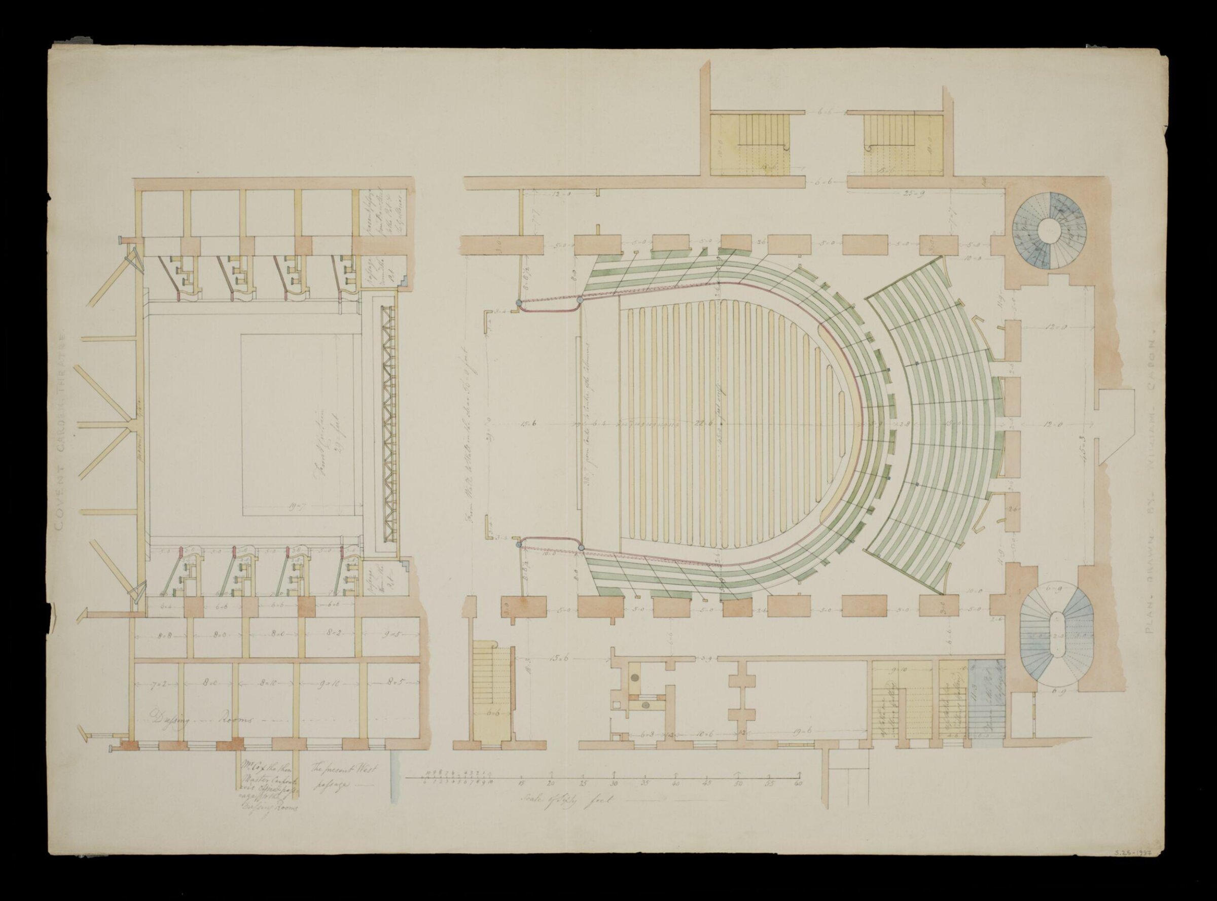 Drawing, William Capon, 1791