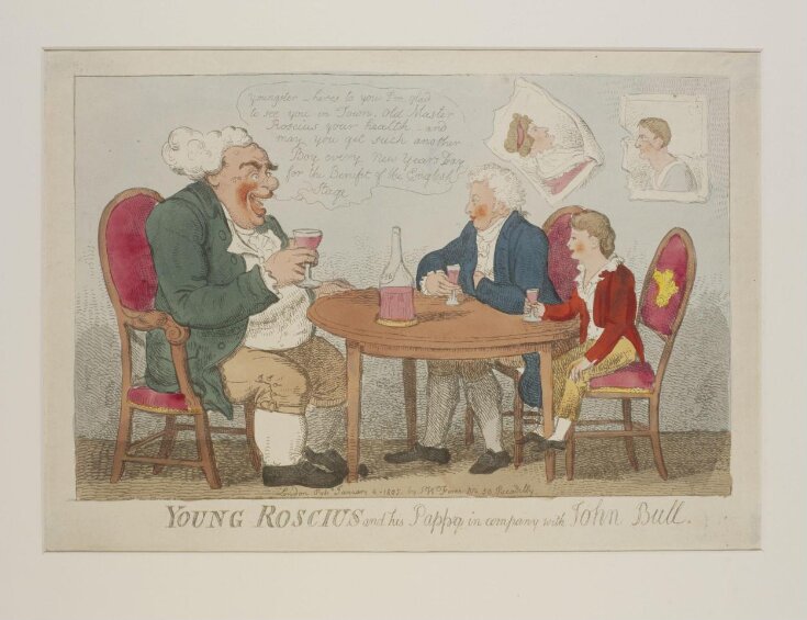 Young Roscius and his Pappa in company with John Bull top image