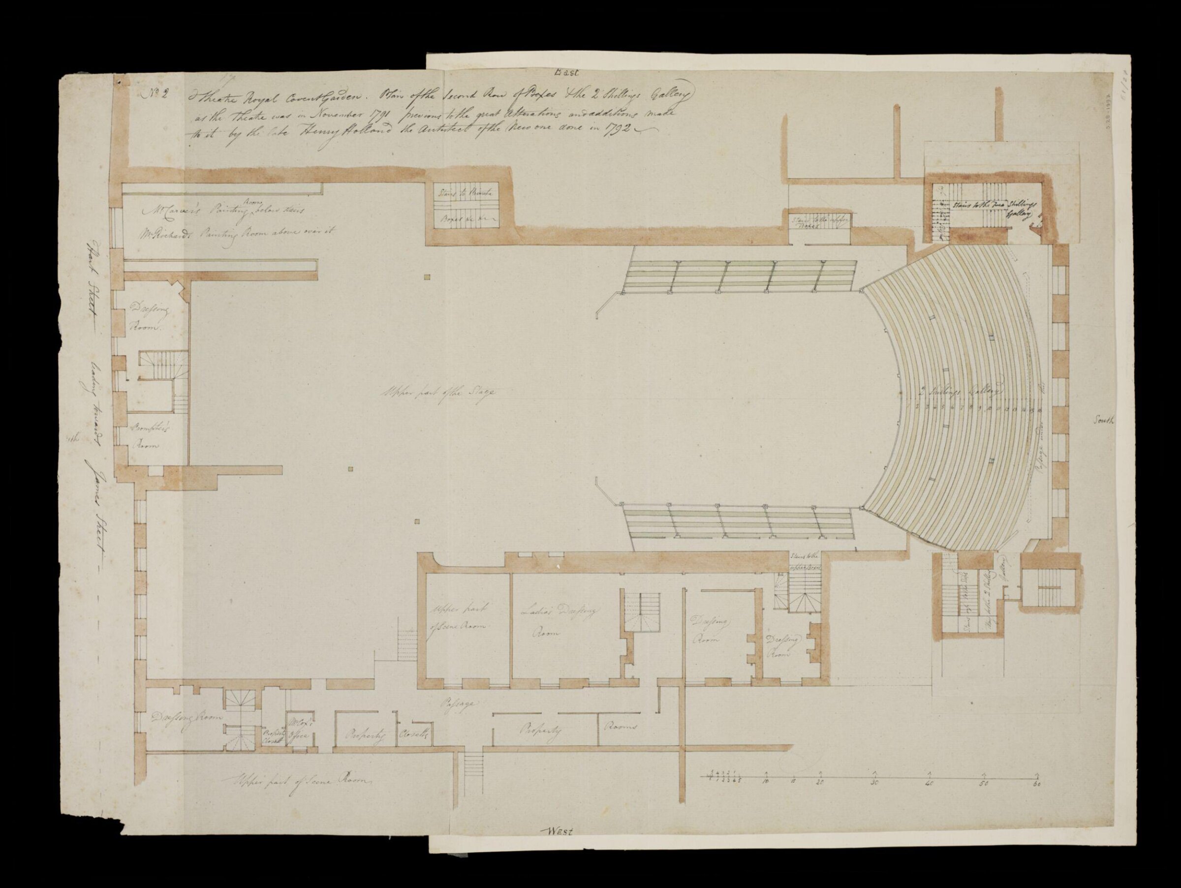 Drawing, William Capon, 1791