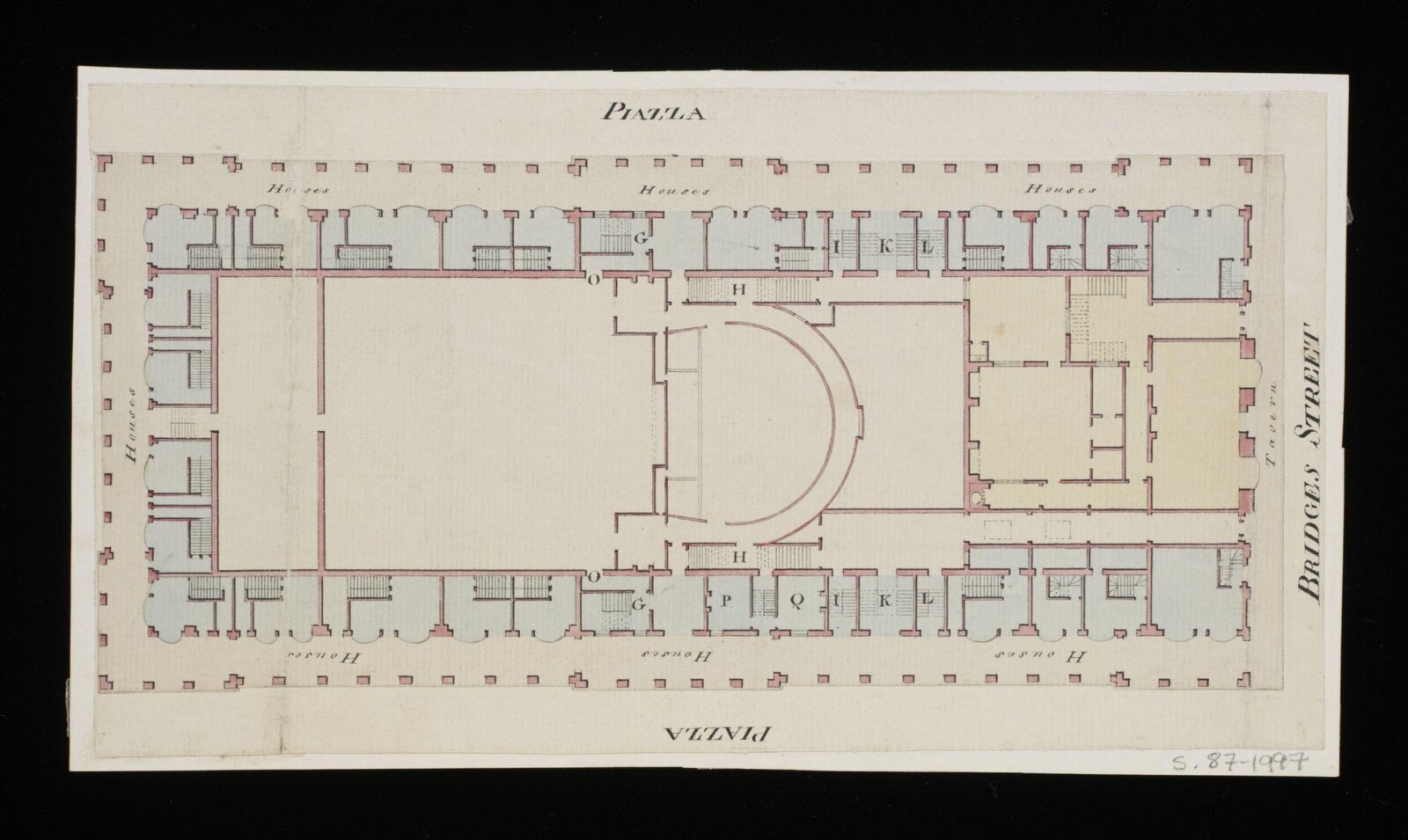 Drawing, Henry Holland, ca. 1792