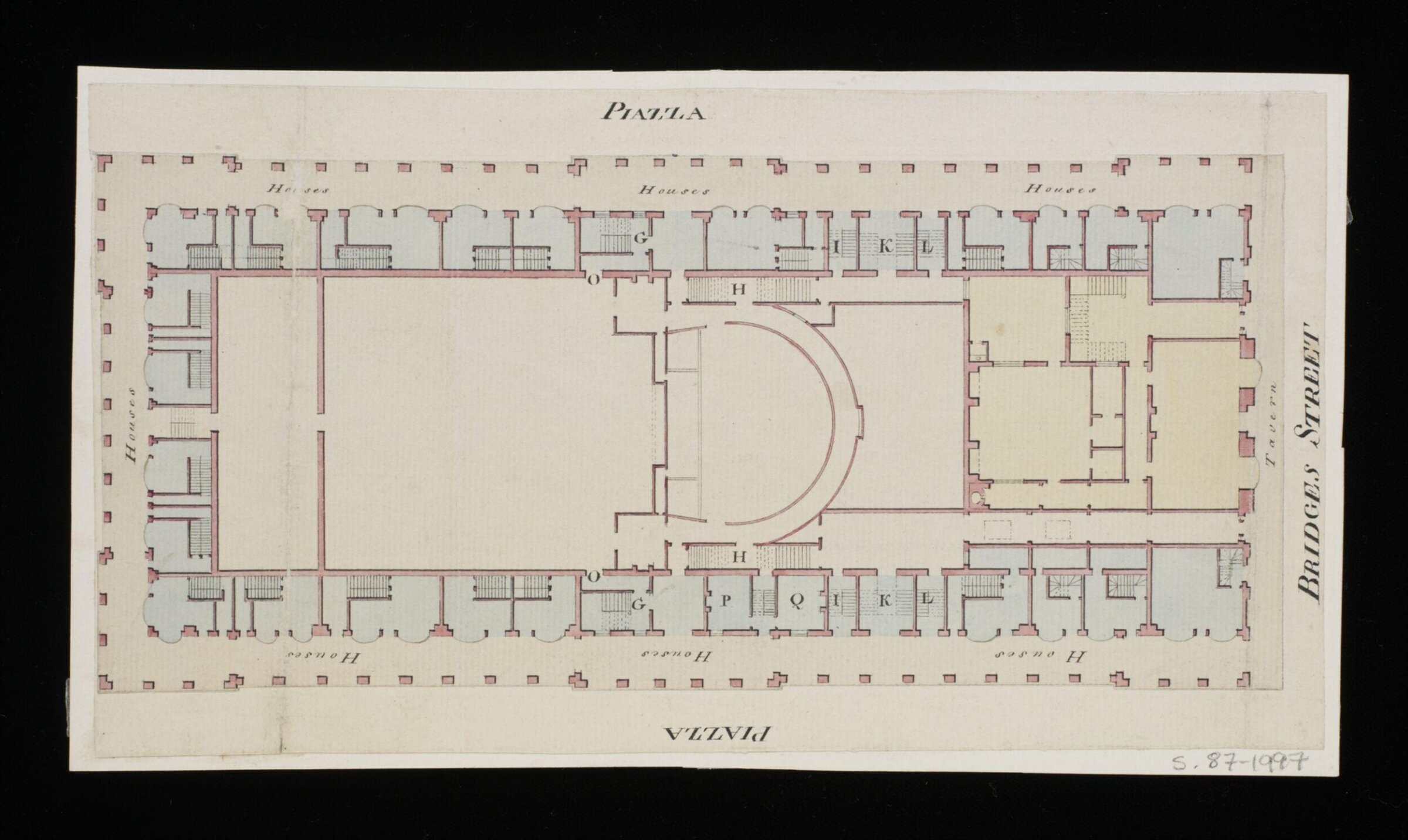Drawing, Henry Holland, ca. 1792