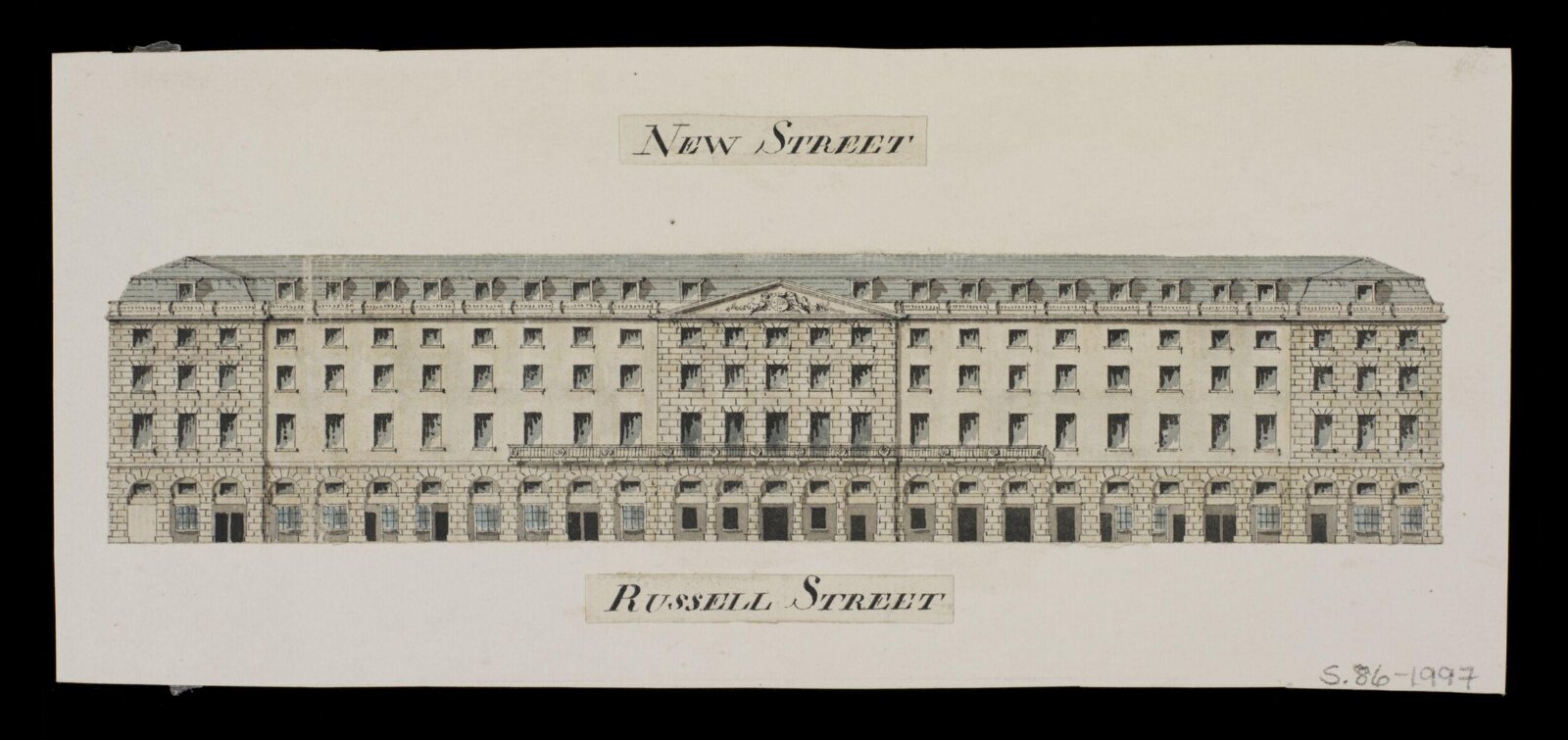Drawing, Henry Holland, ca. 1792