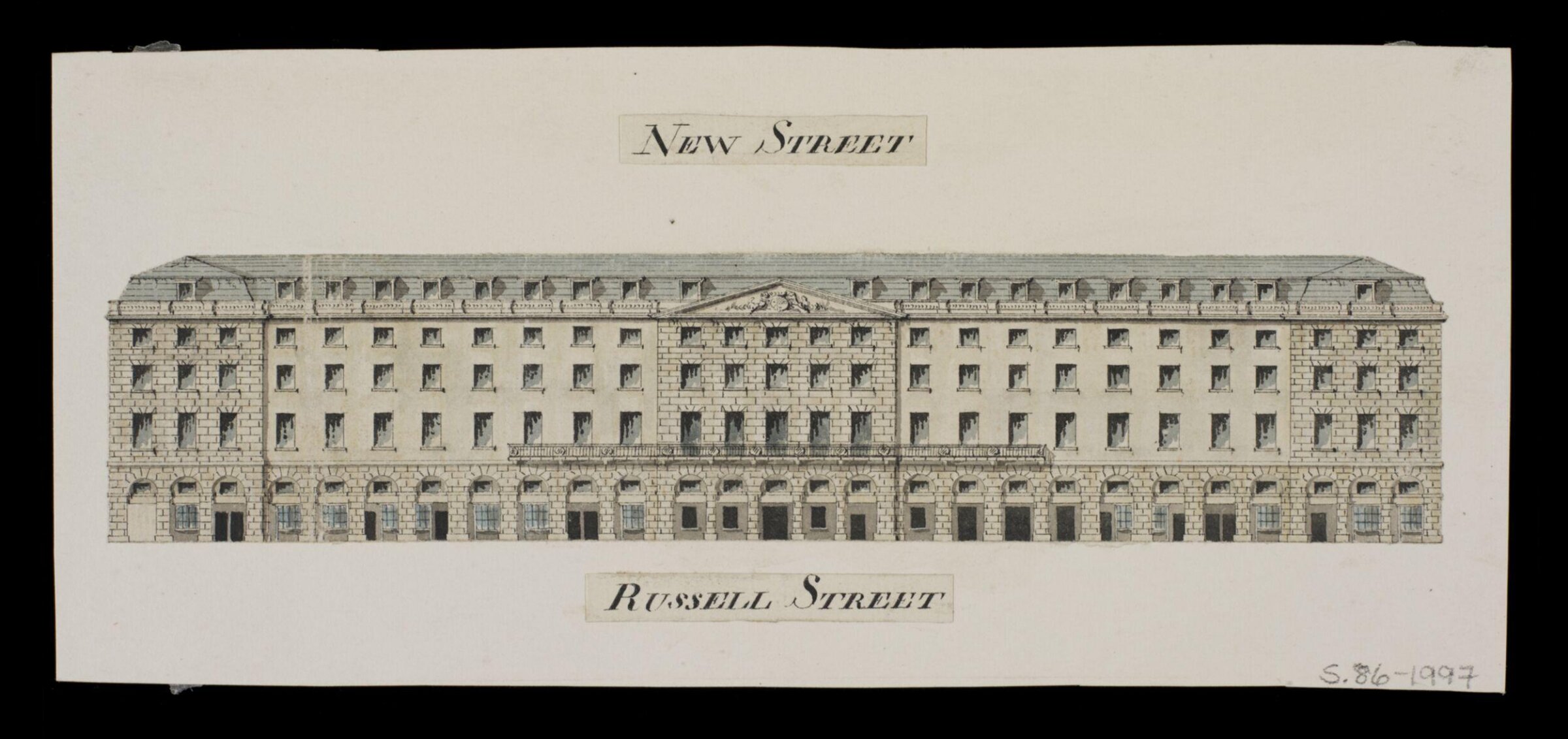 Drawing, Henry Holland, ca. 1792