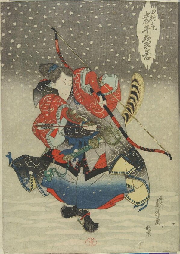 Woodblock print by Utagawa Kunimasu