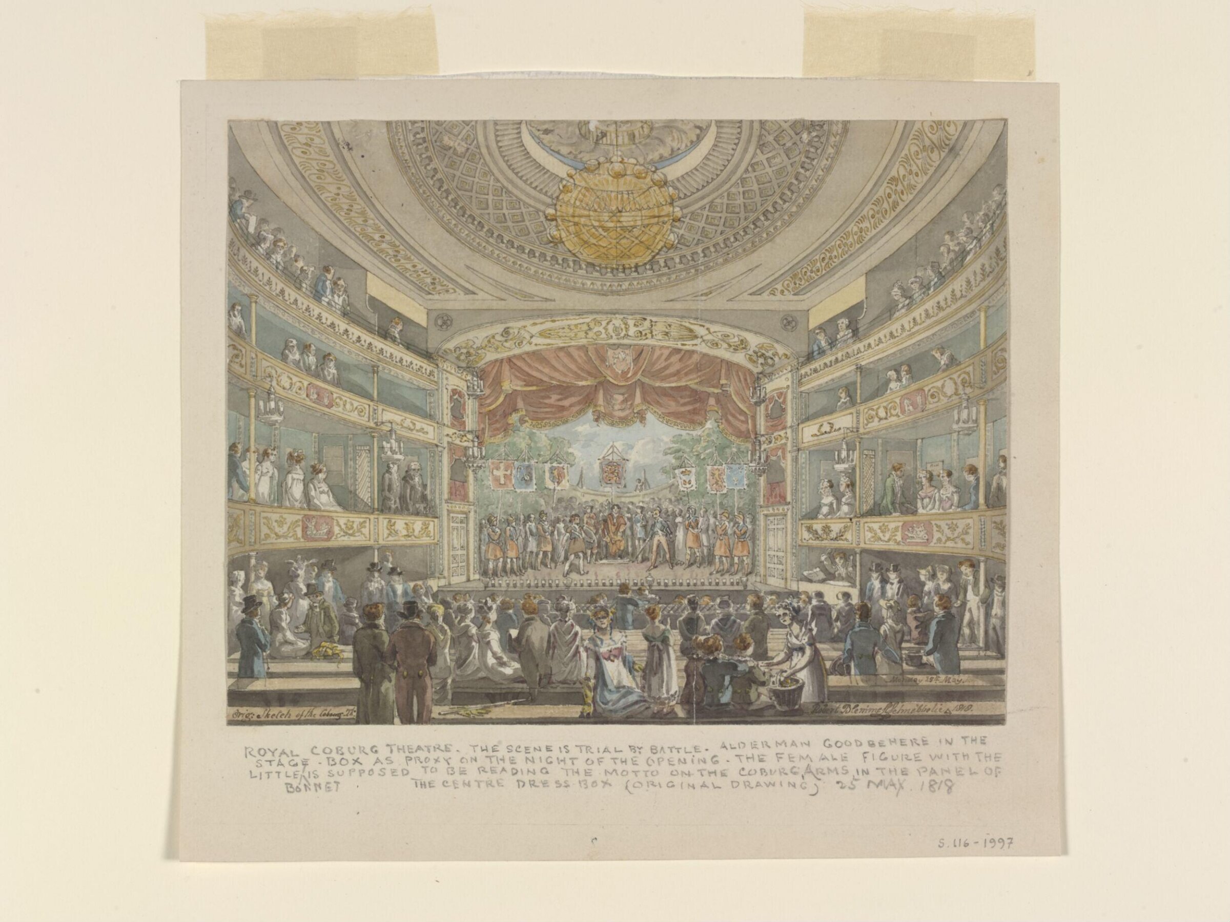 Drawing, Robert Blemmell Schnebbelie, 1818